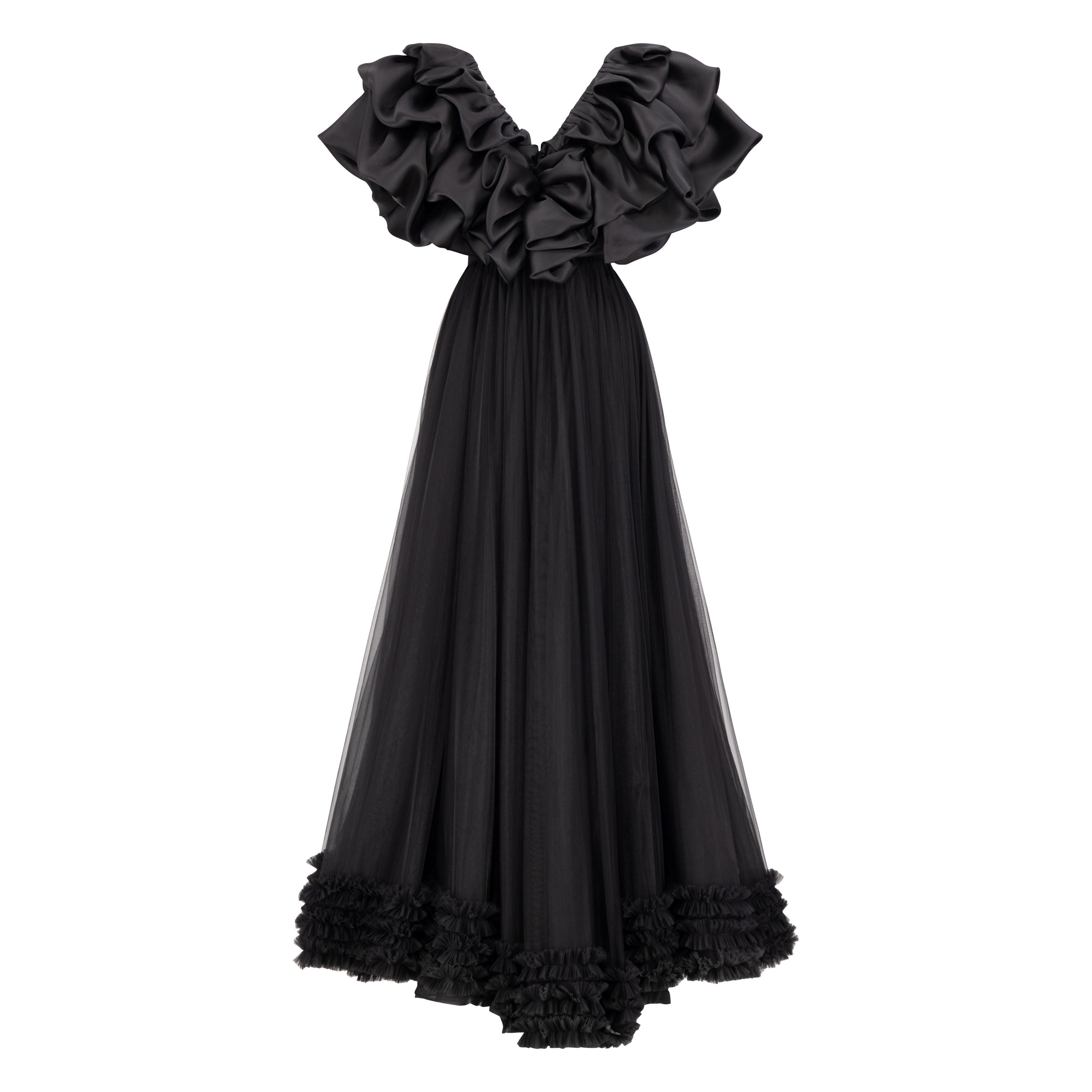 Butterfly Tulle Gown