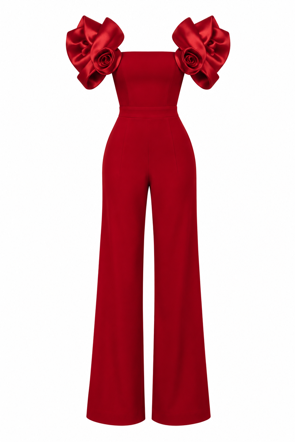 Deux Roses Shoulder Jumpsuit