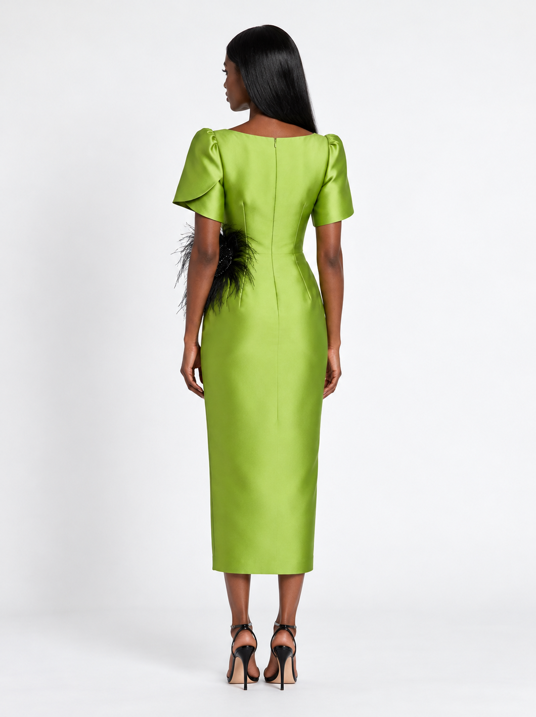 Amahle Feather Embellished Dress