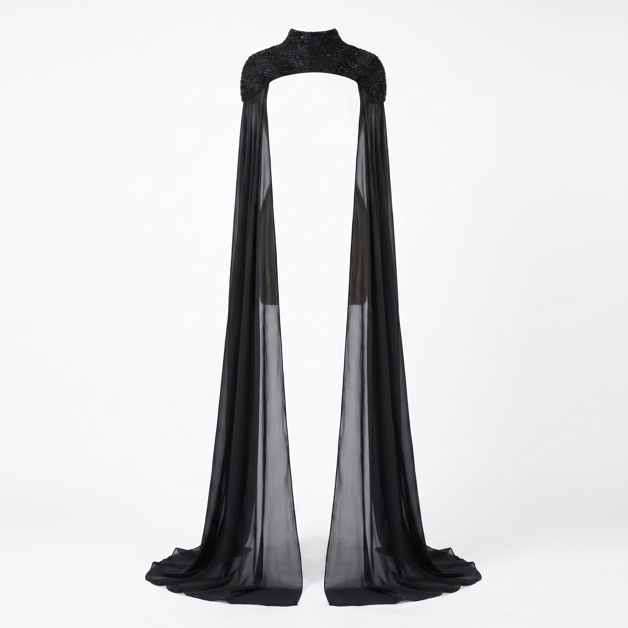 Éclat Beaded Silk Cape