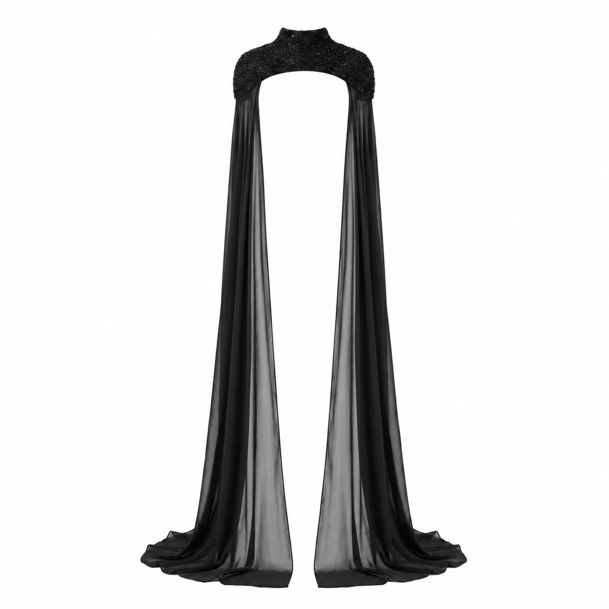 Éclat Beaded Silk Cape