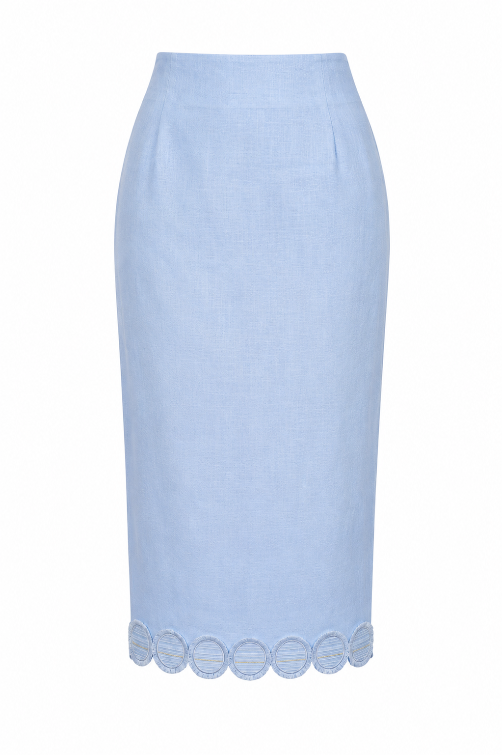 Hemp Logo Applique Pencil Skirt