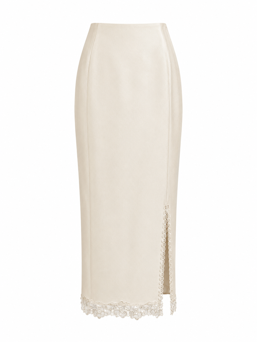 Tailored Fleurs Lace Pencil Skirt