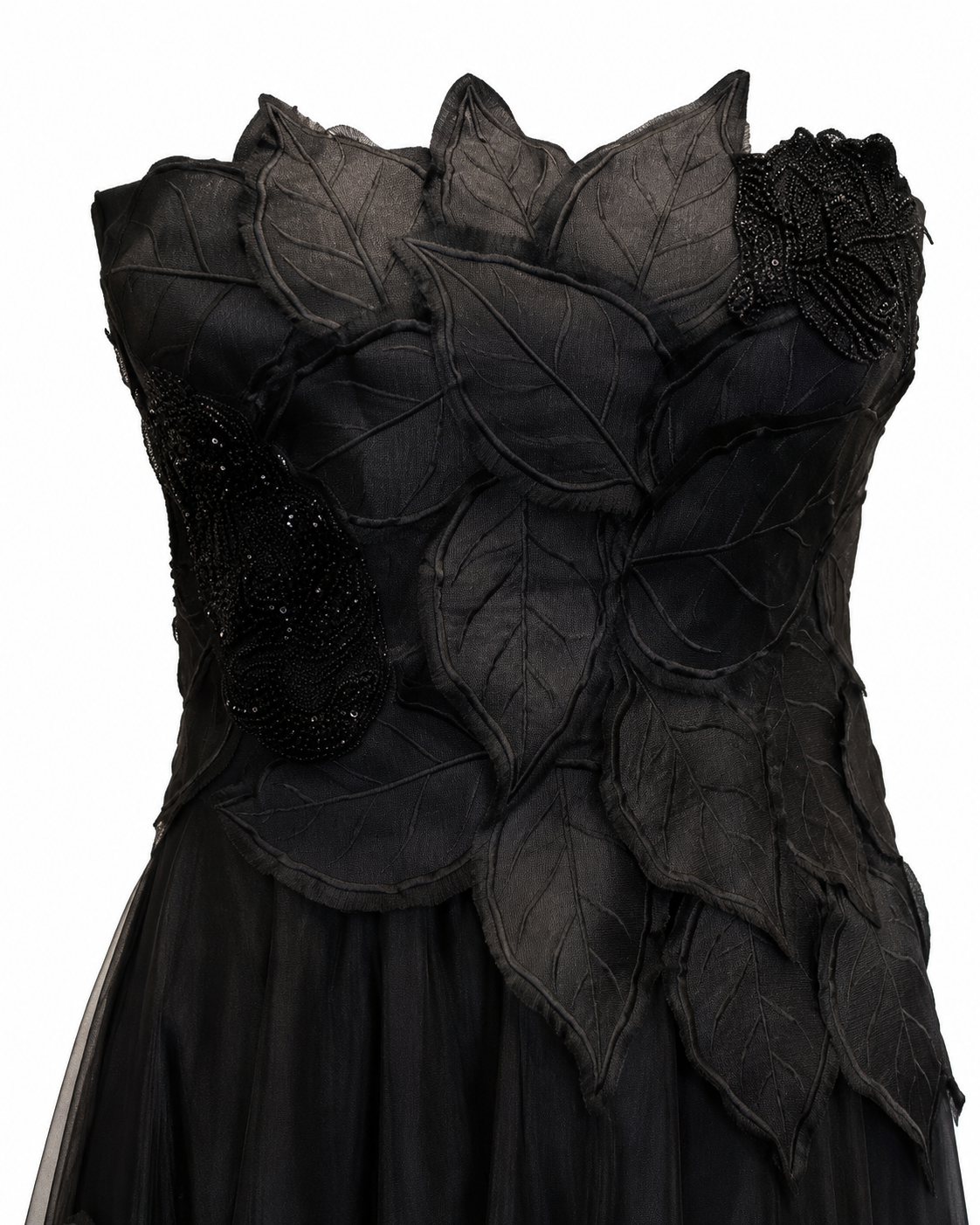 Folia Corset Tulle Maxi Dress