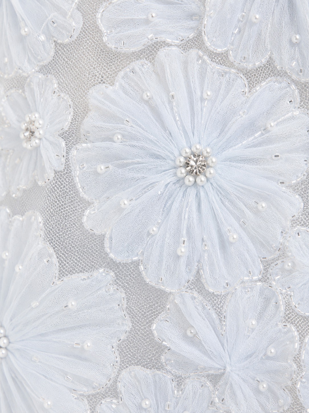 Fleur de Perle Strapless Mermaid Dress