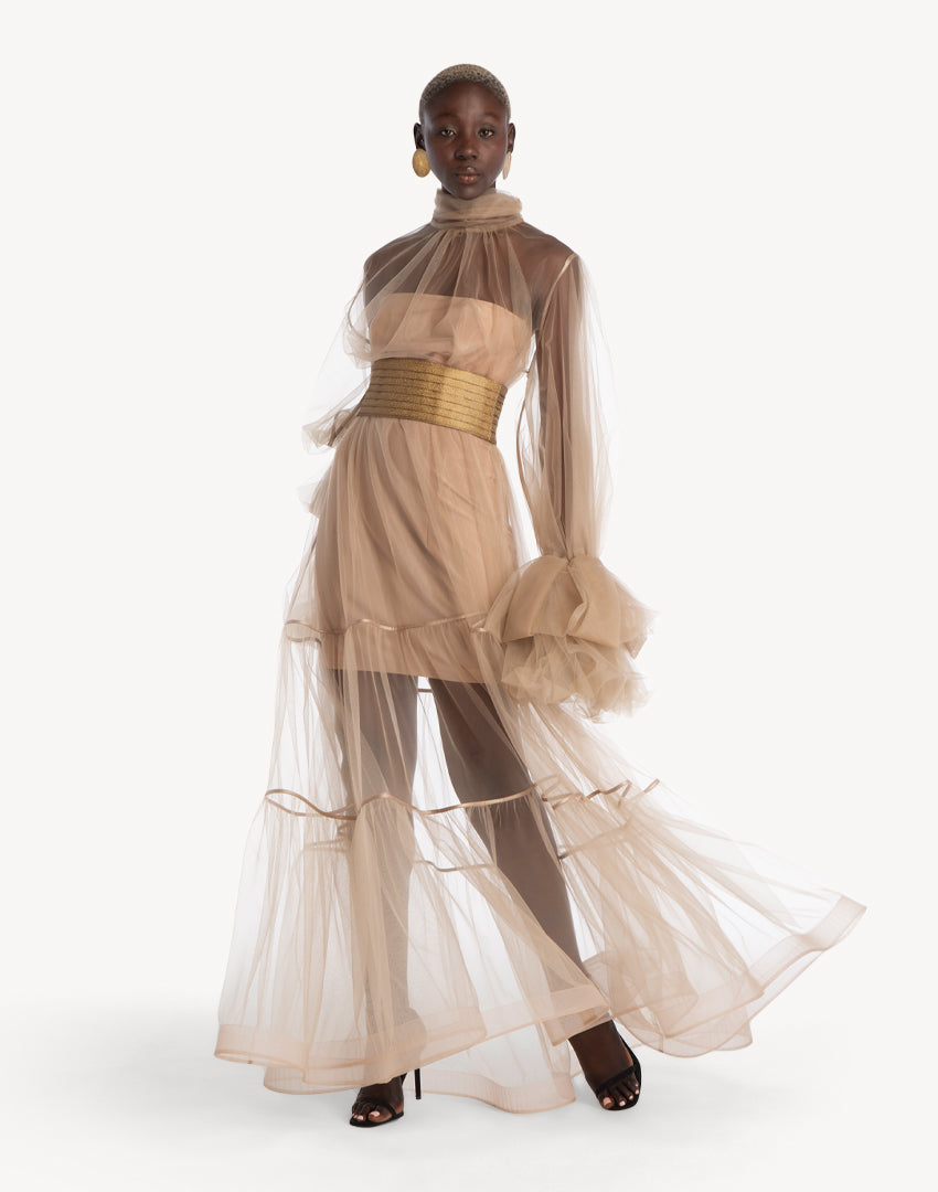 Pleated Belt