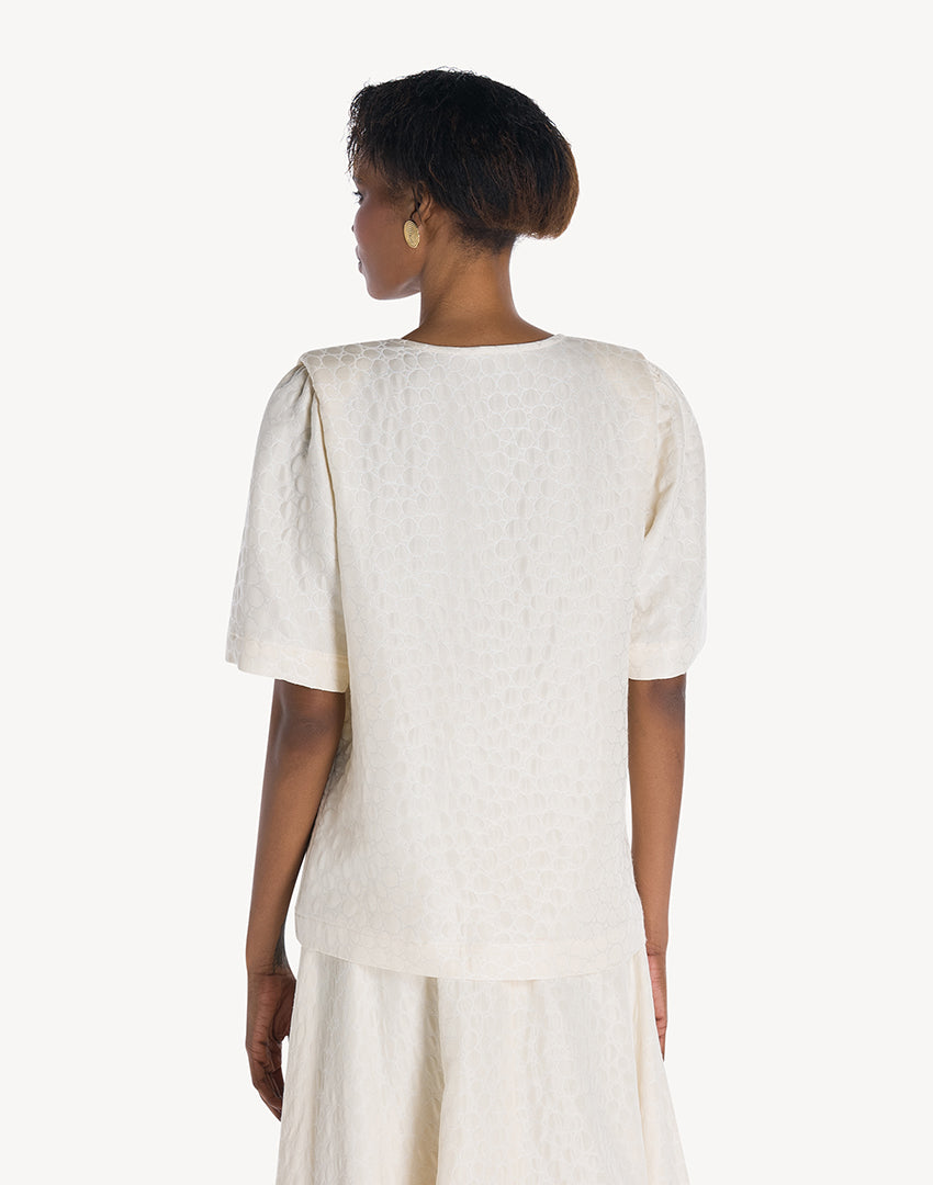 Nala Silk Padded Shirt