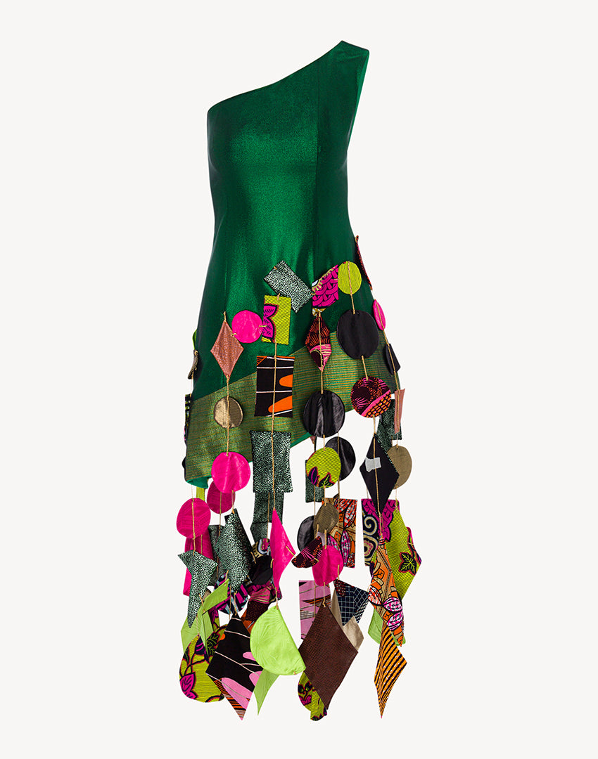 Raissa Appliqué Patch Dress