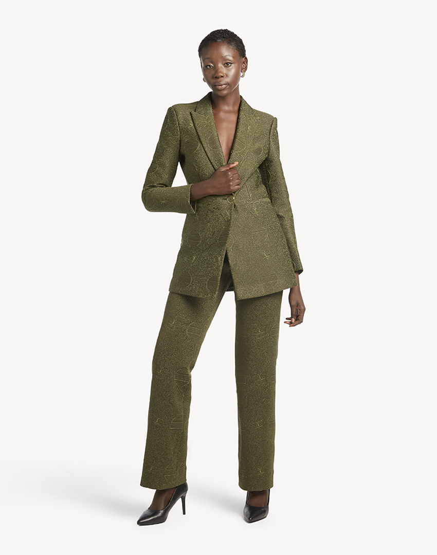 Butterfly Embroidered Blazer