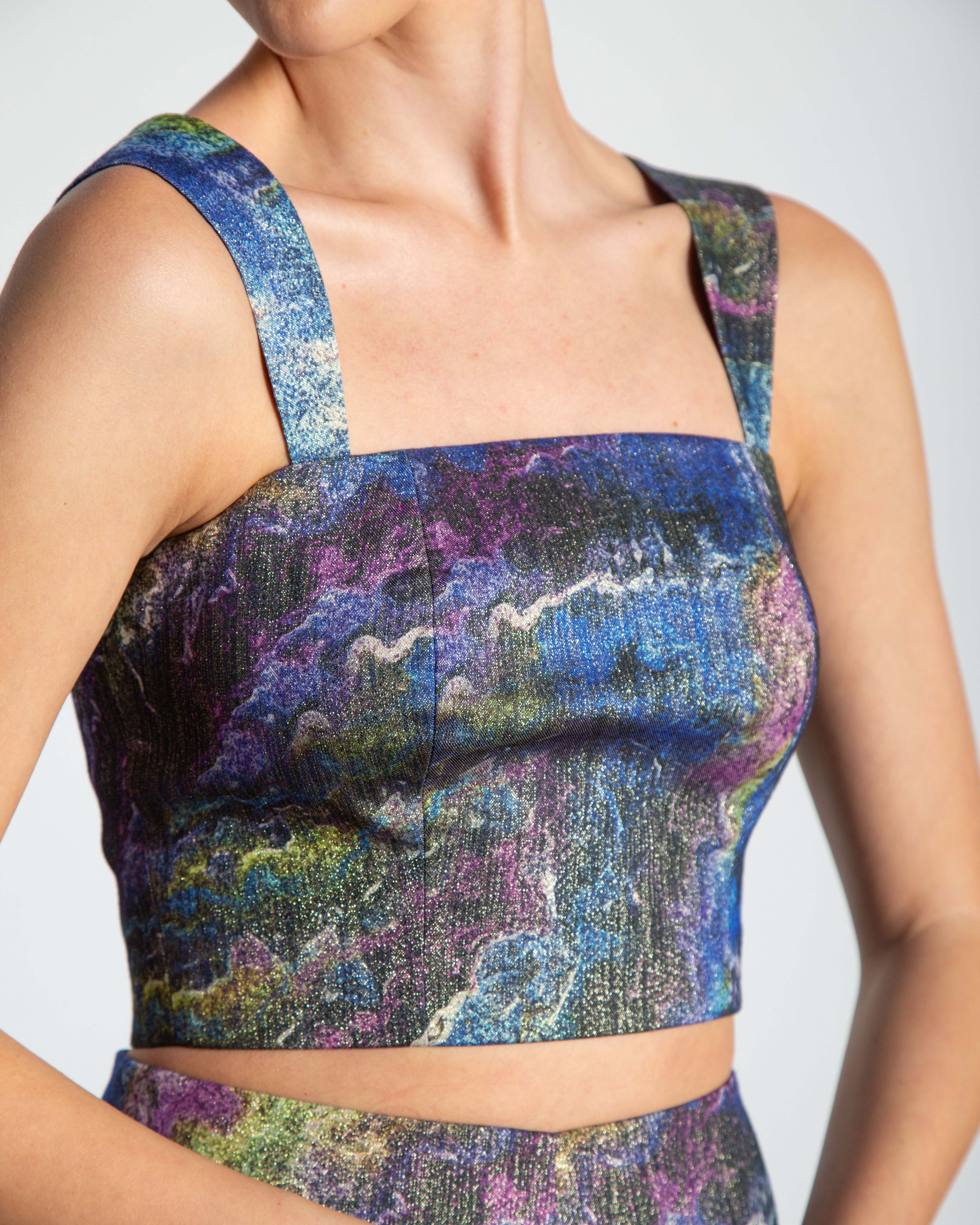 Galaxy Crop Top