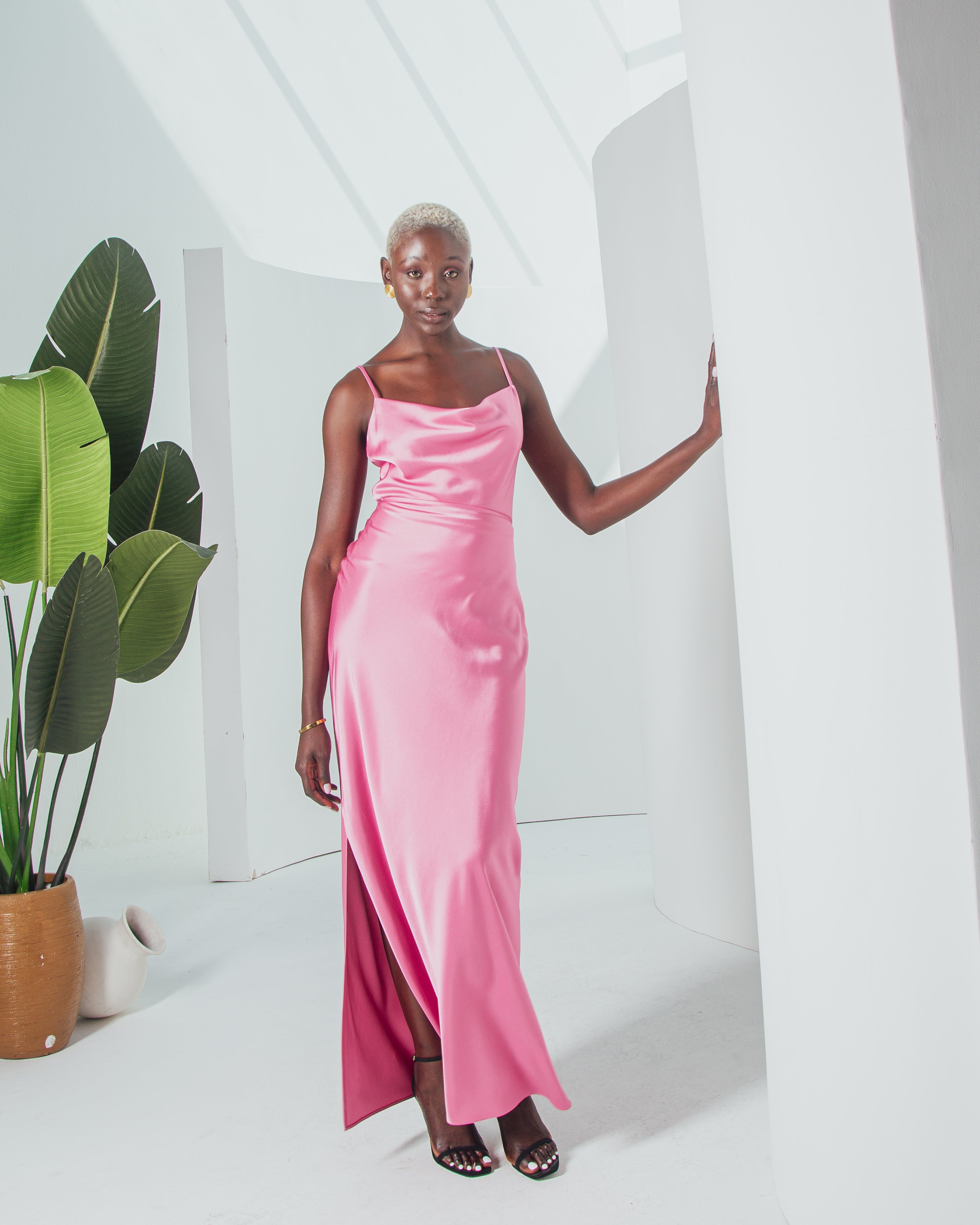 Essentials - Satin Maxi Skirt