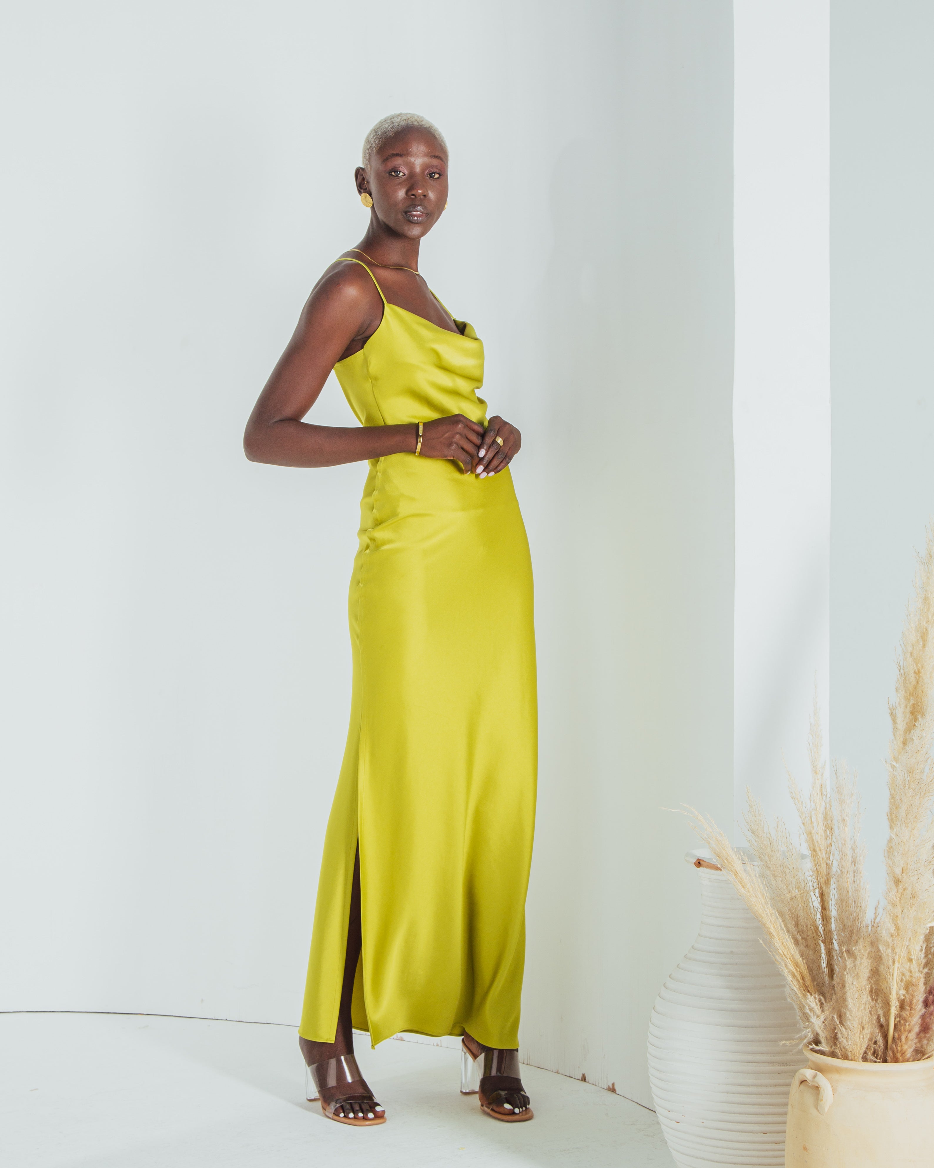 Essentials - Satin Maxi Skirt