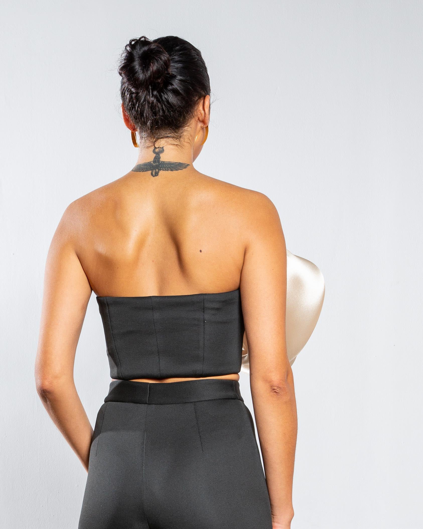 Une Rose Bi-Color Crop Top