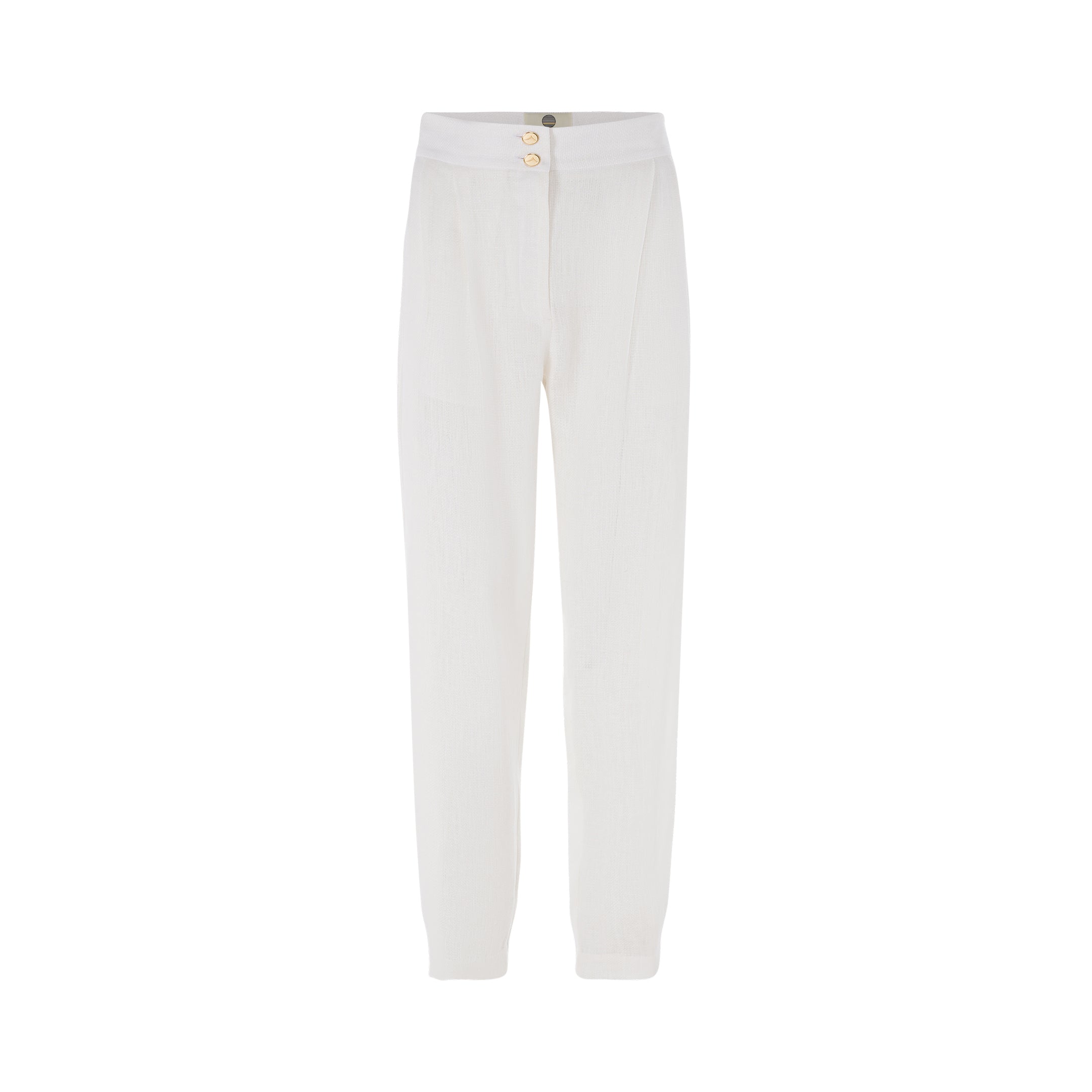 Linen Pleated Trousers