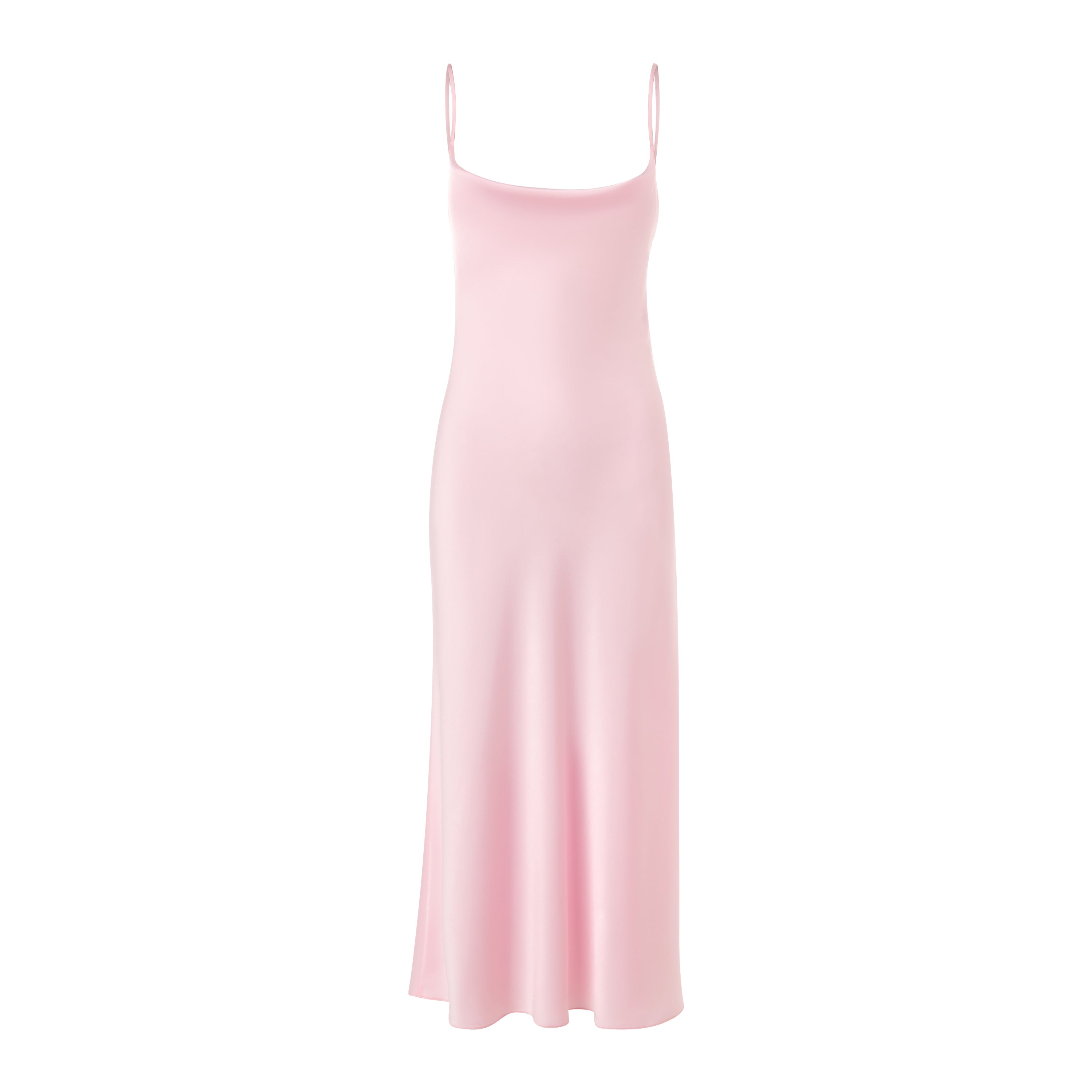 Essential Satin Cowl-Neck Slip Dress