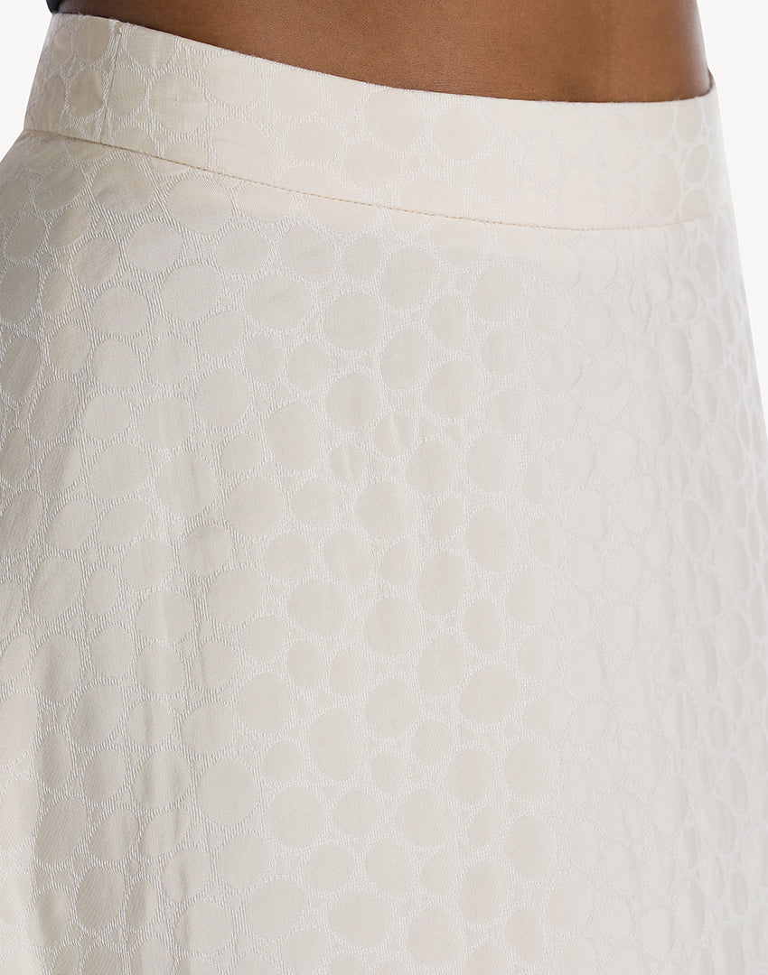 Nala Silk A-line Skirt