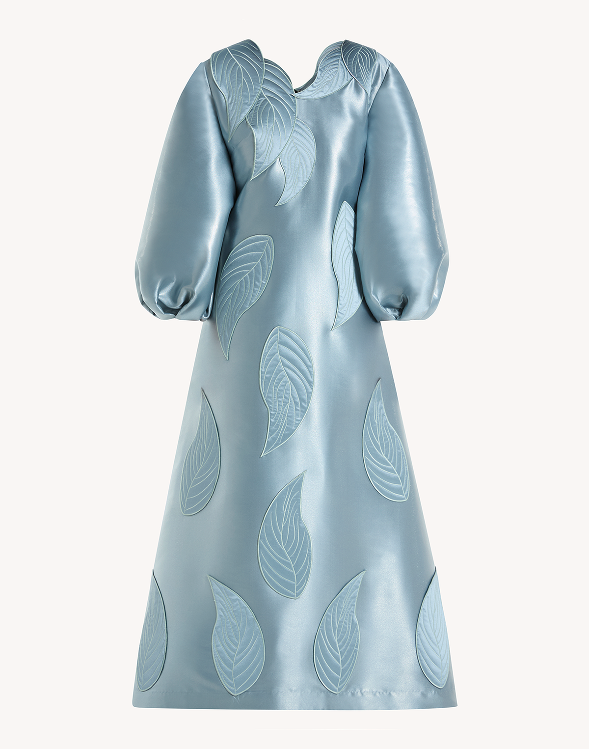 Sheba Leaf Appliqué Gown