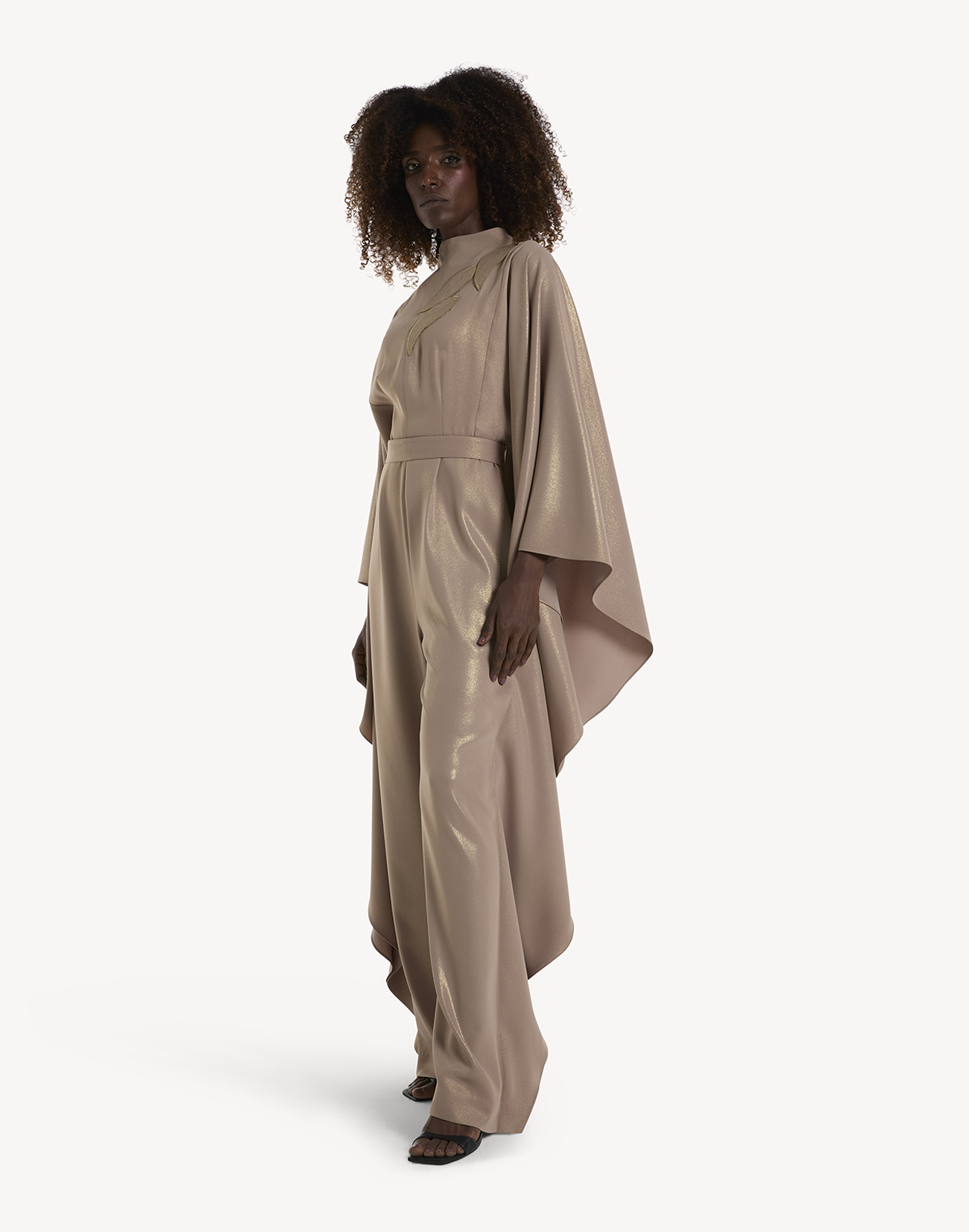 Malika High Neck Jumpsuit Kaftan