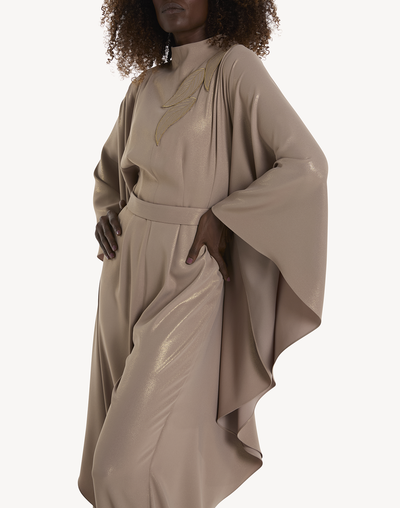 Malika High Neck Jumpsuit Kaftan