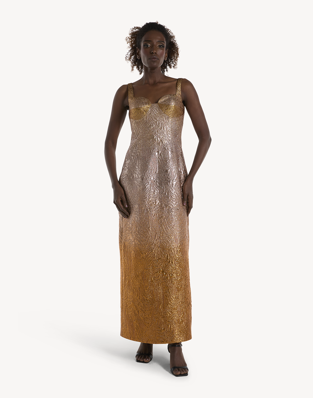 Aisha Brocade Sweetheart Dress