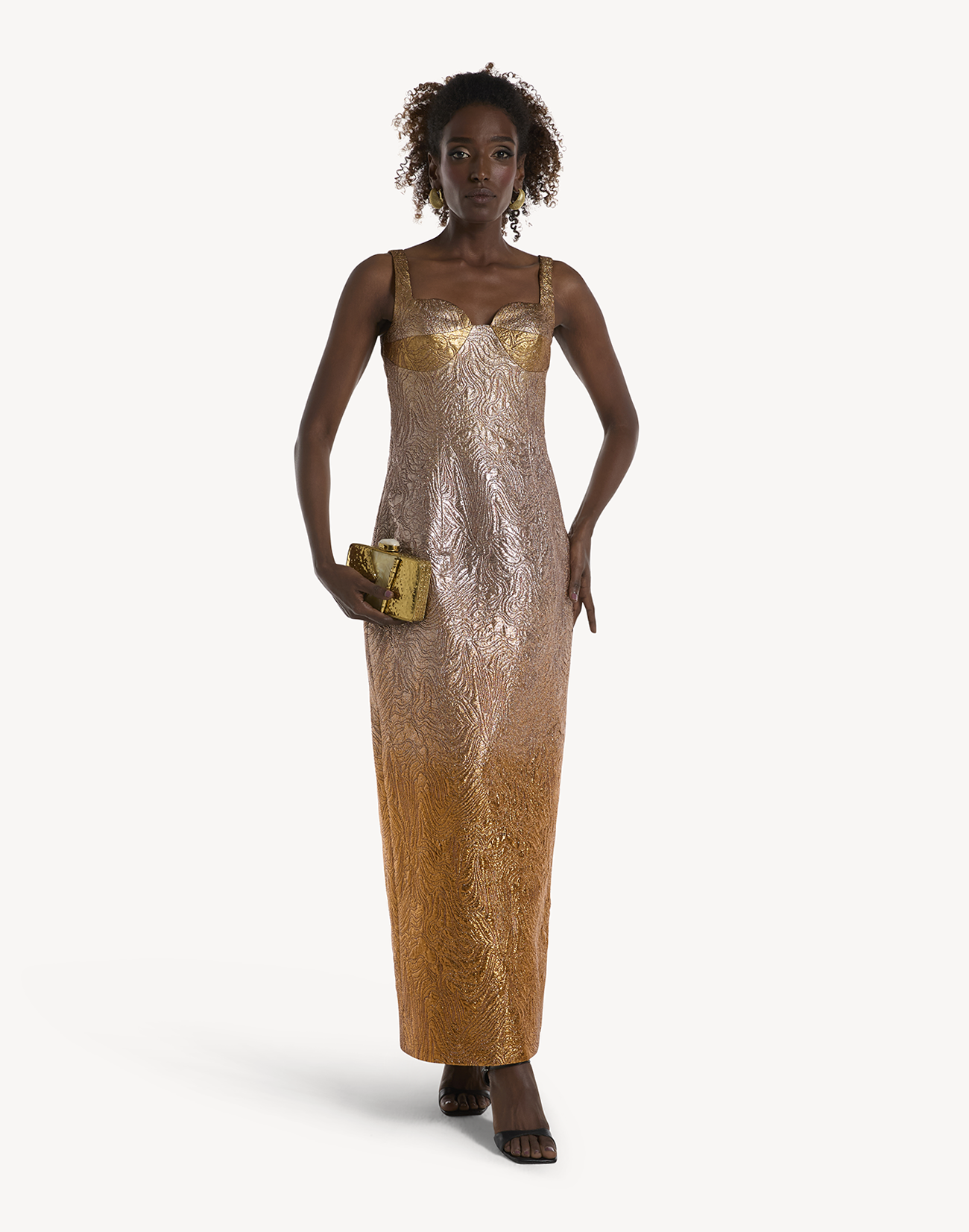 Aisha Brocade Sweetheart Dress