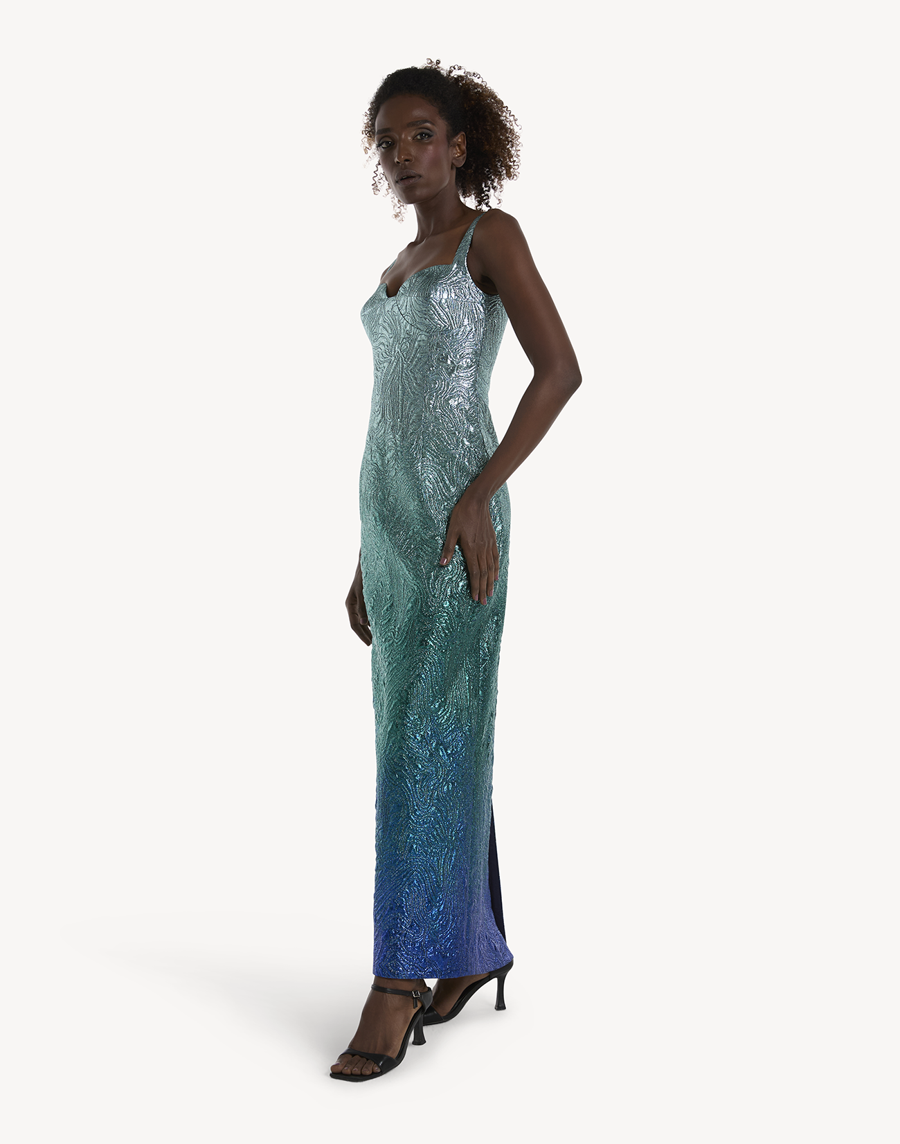 Aisha Brocade Sweetheart Dress