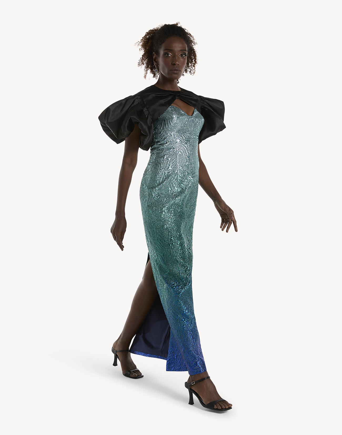 Aisha Brocade Sweetheart Dress