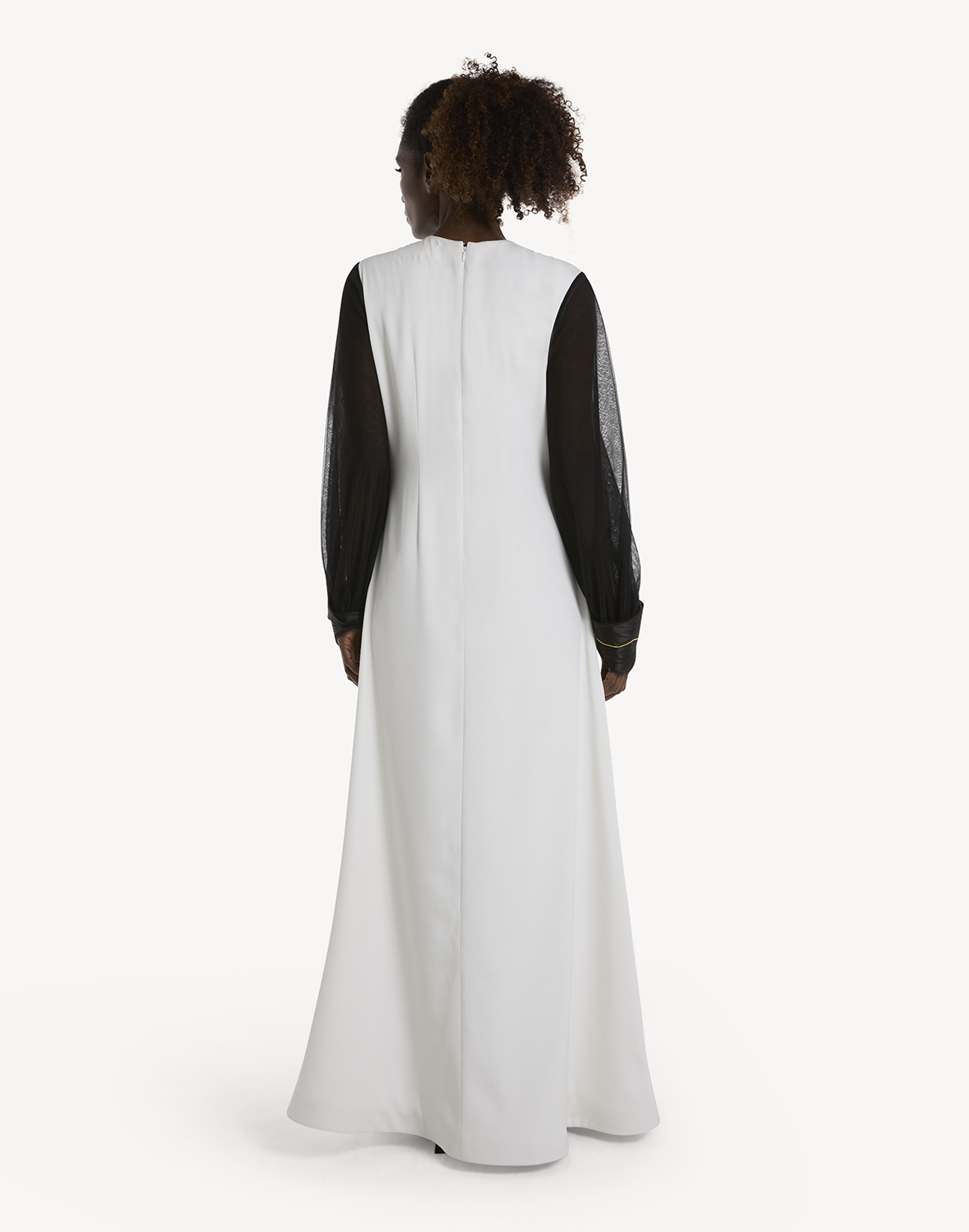 Raissa Leaf Applique Maxi Dress