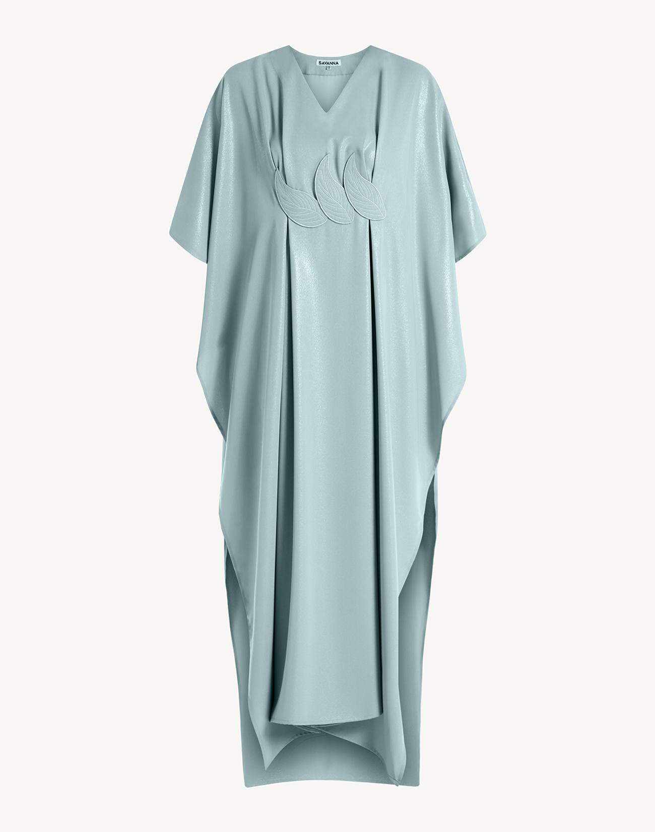 Sanaa Leaf Applique Kaftan Set