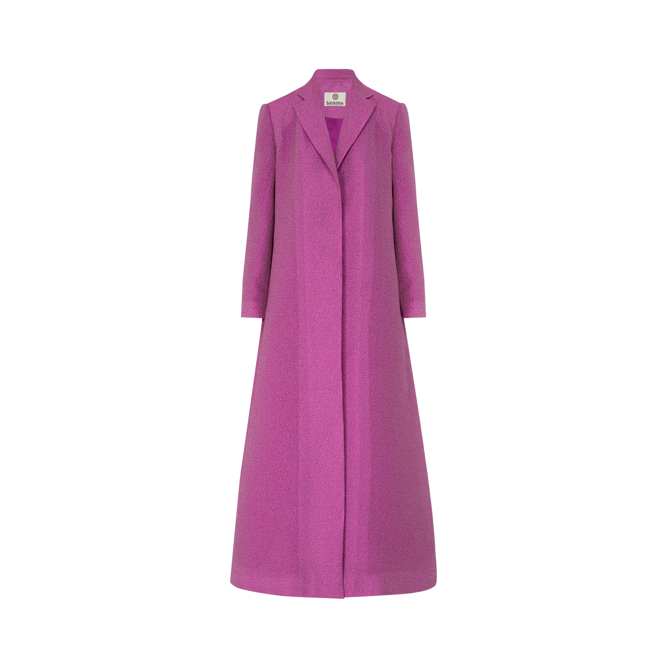 Silk Brocade Long Coat