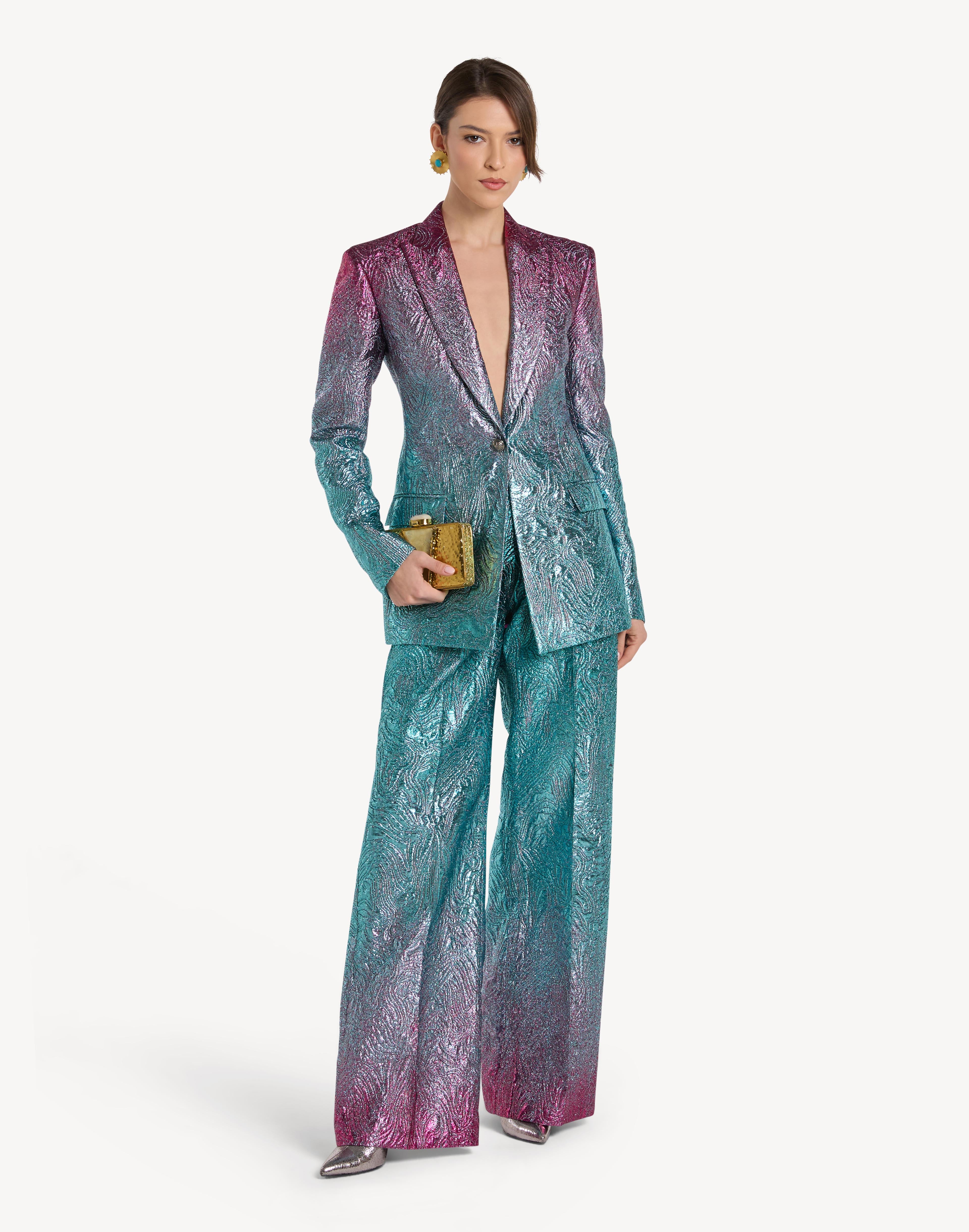 Aisha Brocade Tailored Jacket