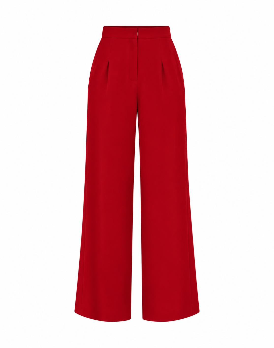 Essentials High Waisted Crepe Trousers