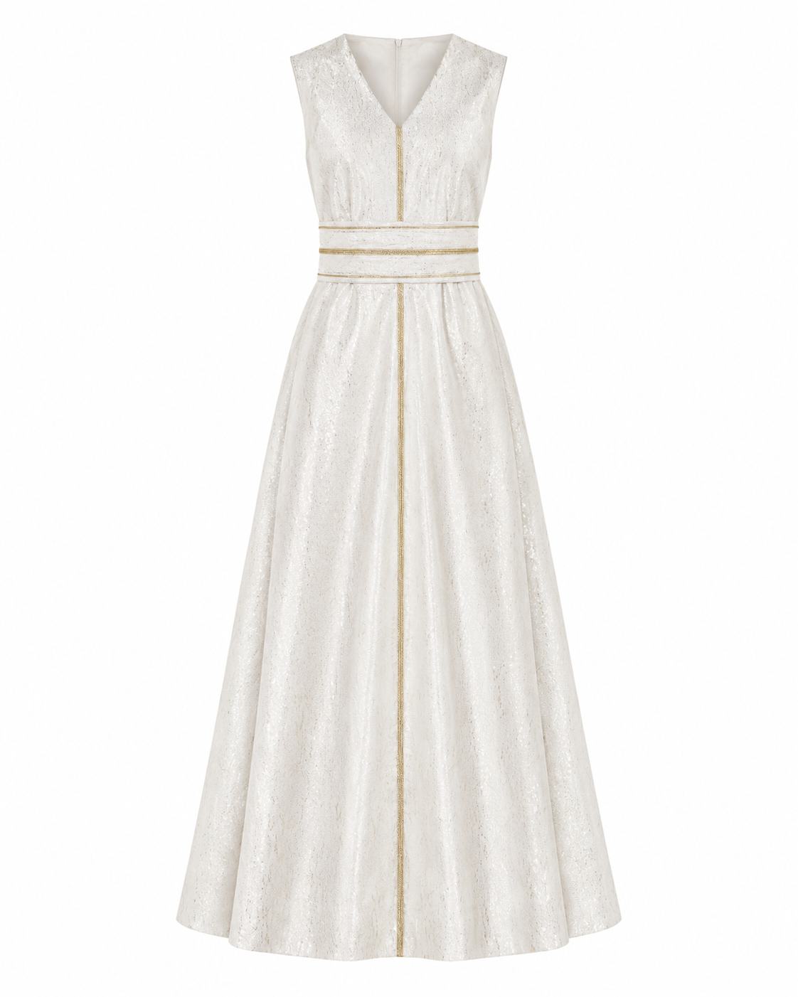 Sophia A-line Shimmery Midi Dress