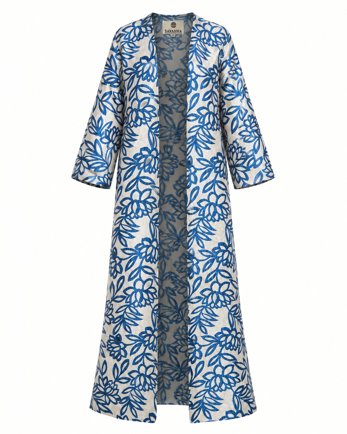 Floral Jacquard Kaftan Abaya