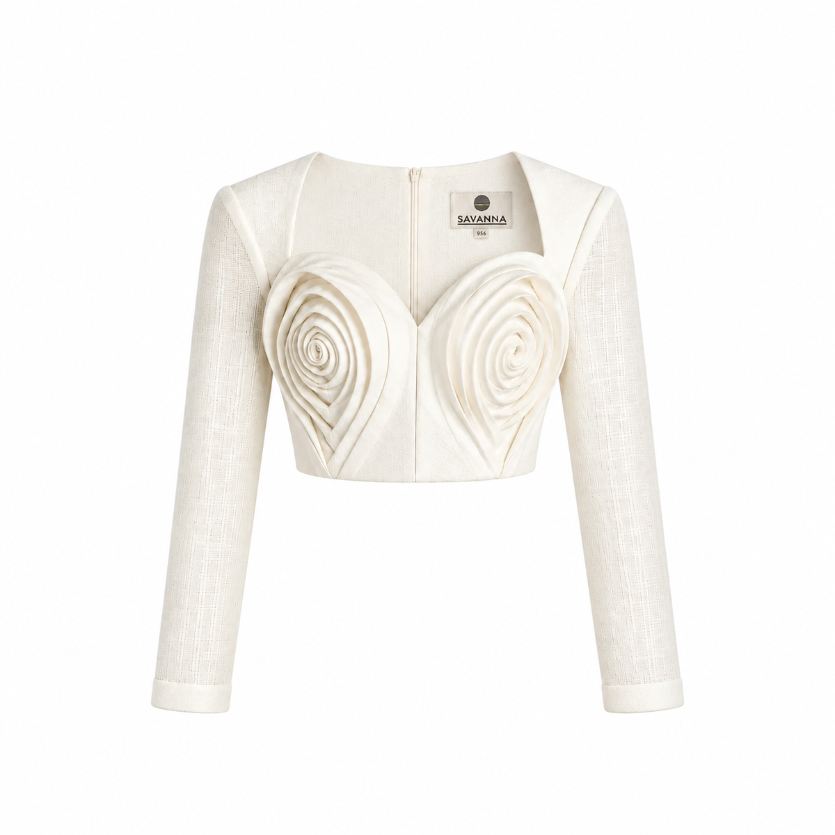 Linen Draped Cropped Top