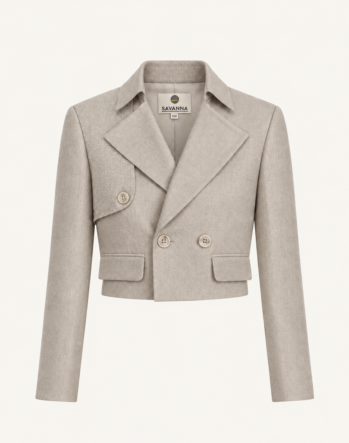Sofia Cropped Trench Coat Jacket