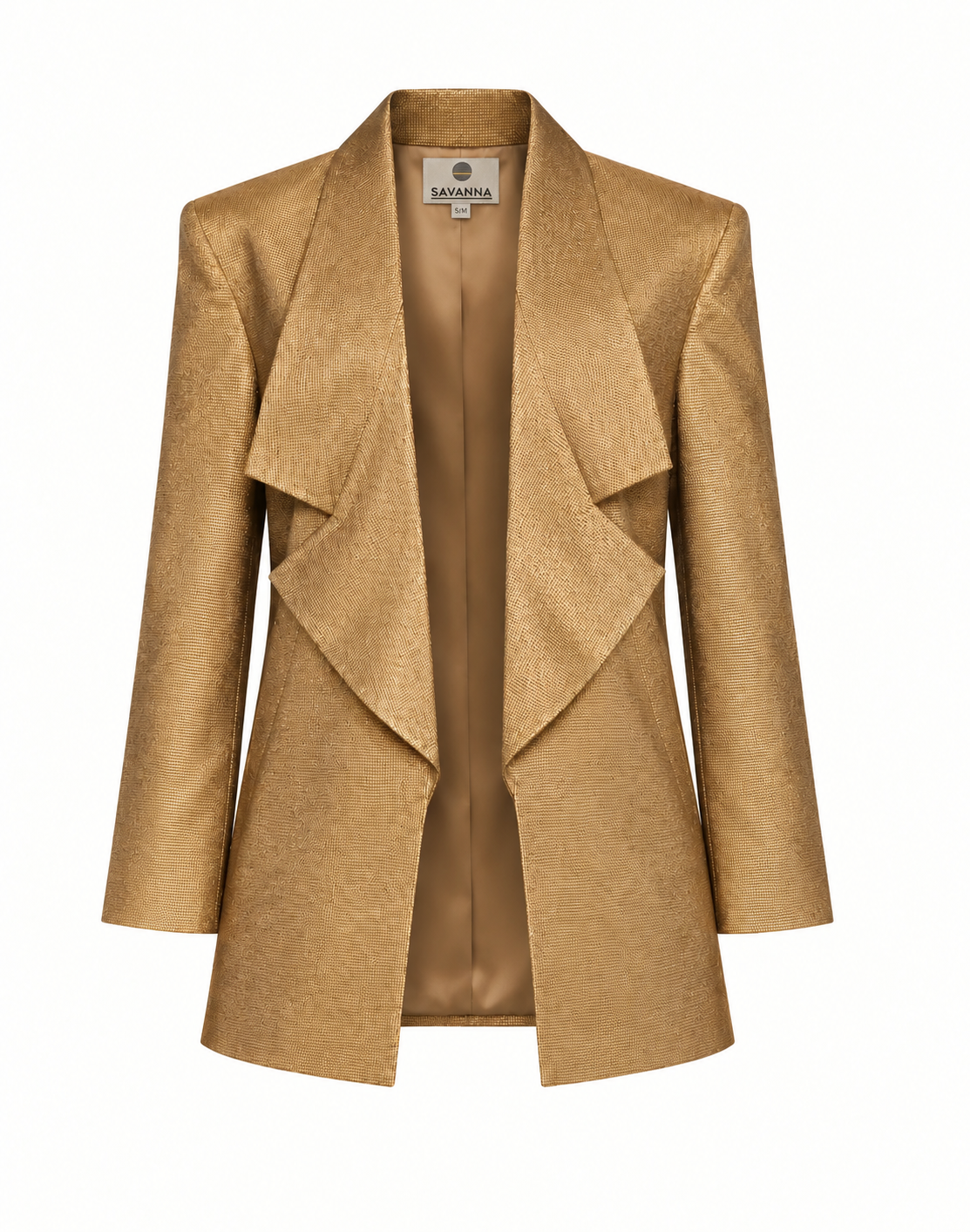 Gilded Oversized Blazer