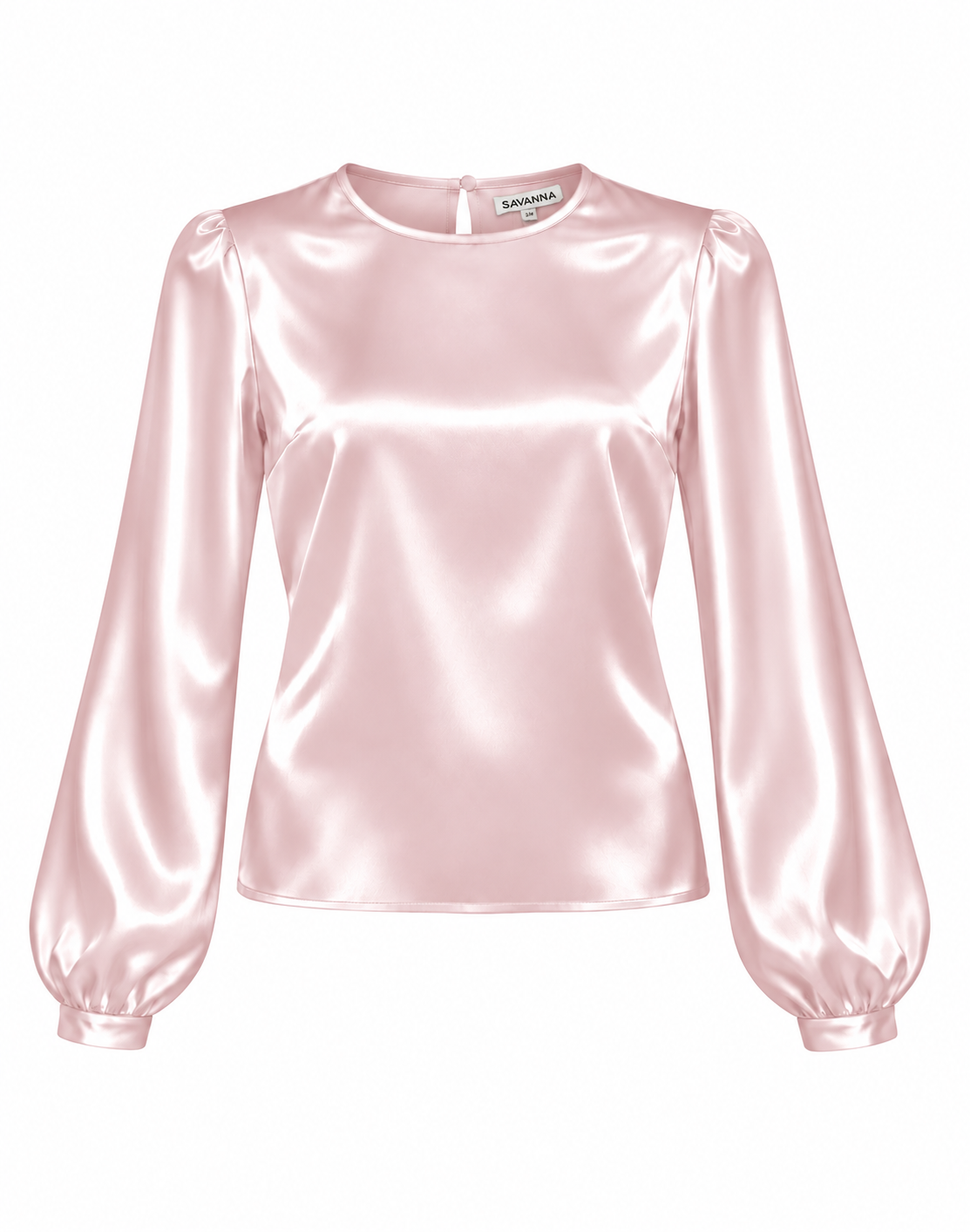 Essentials Shimmer Long-Sleeve Blouse