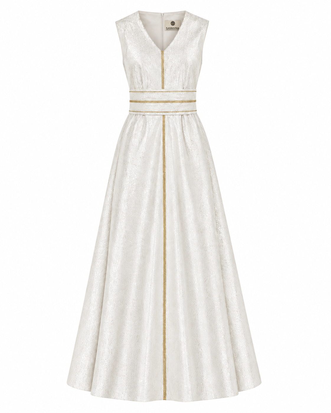 Sophia A-line Shimmery Midi Dress