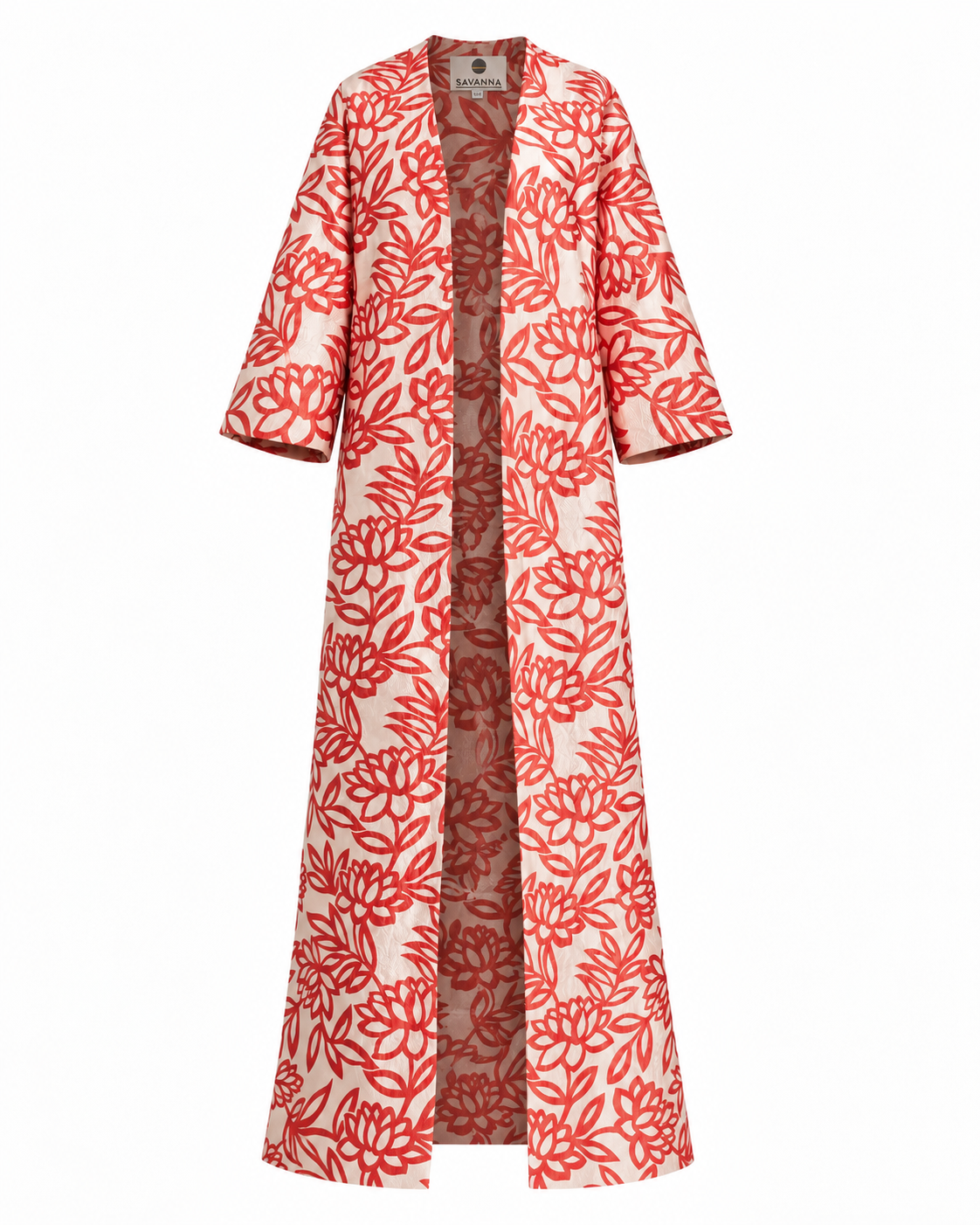 Floral Jacquard Kaftan Abaya