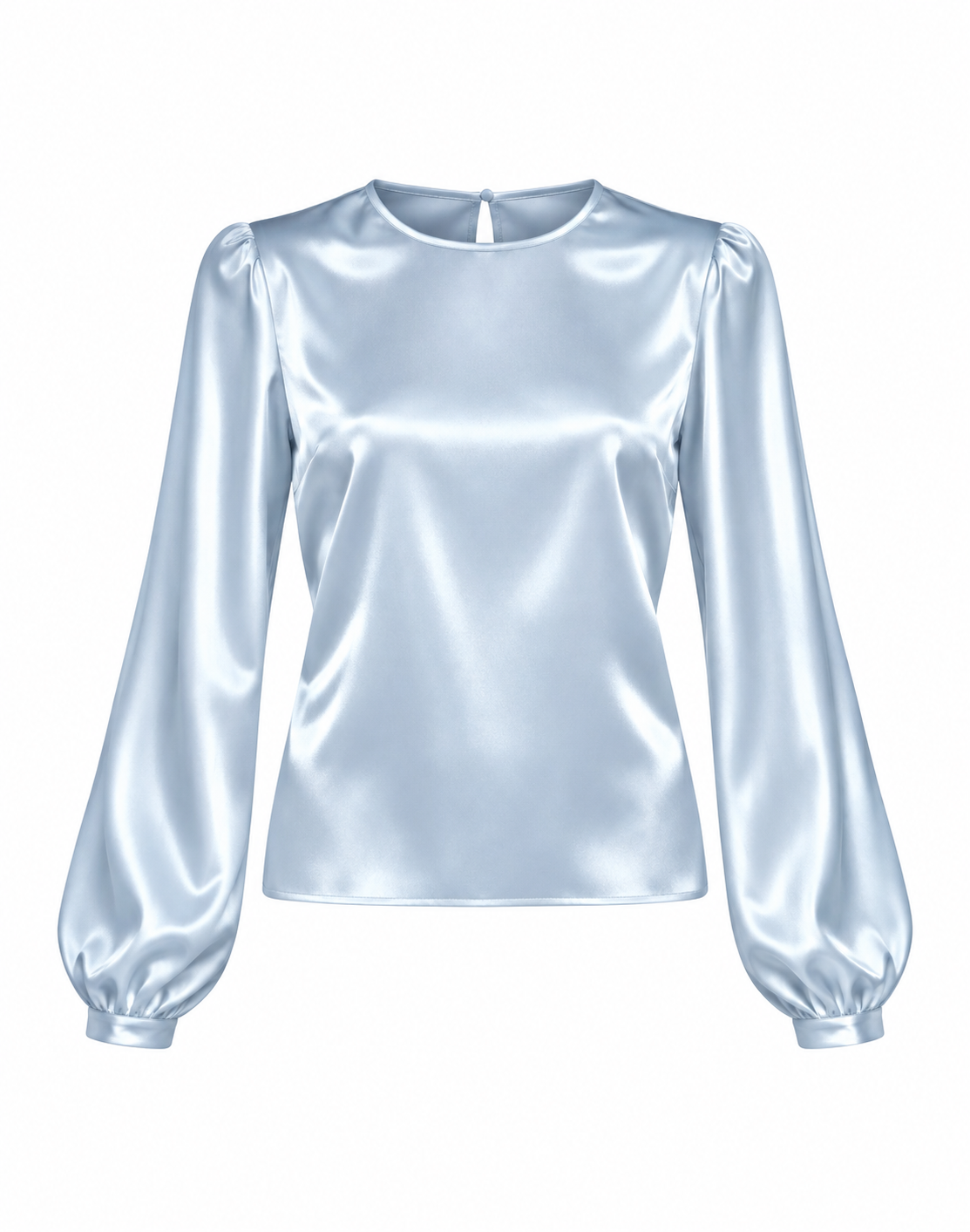 Essentials Shimmer Long-Sleeve Blouse