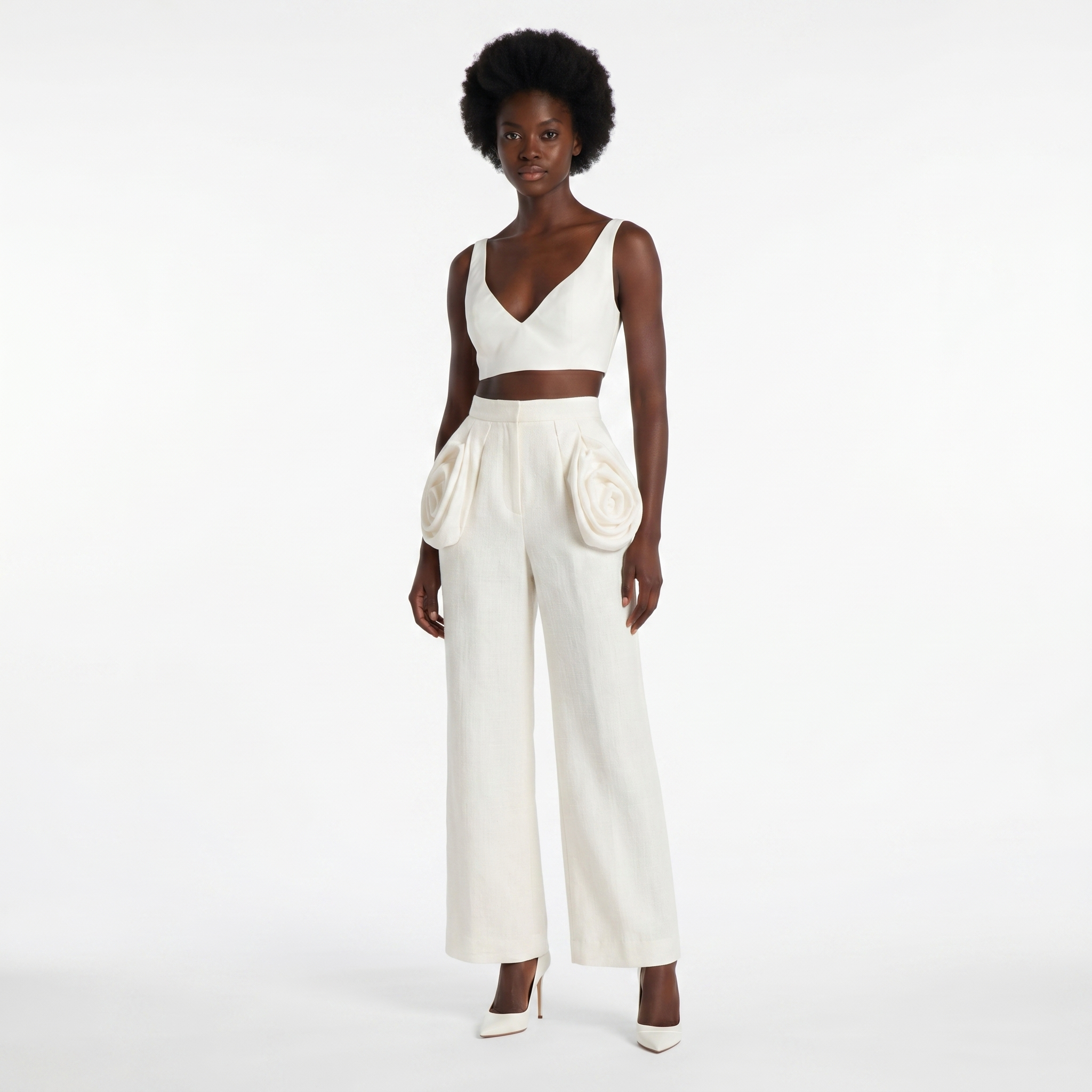 Hemp Draped Pocket Trousers
