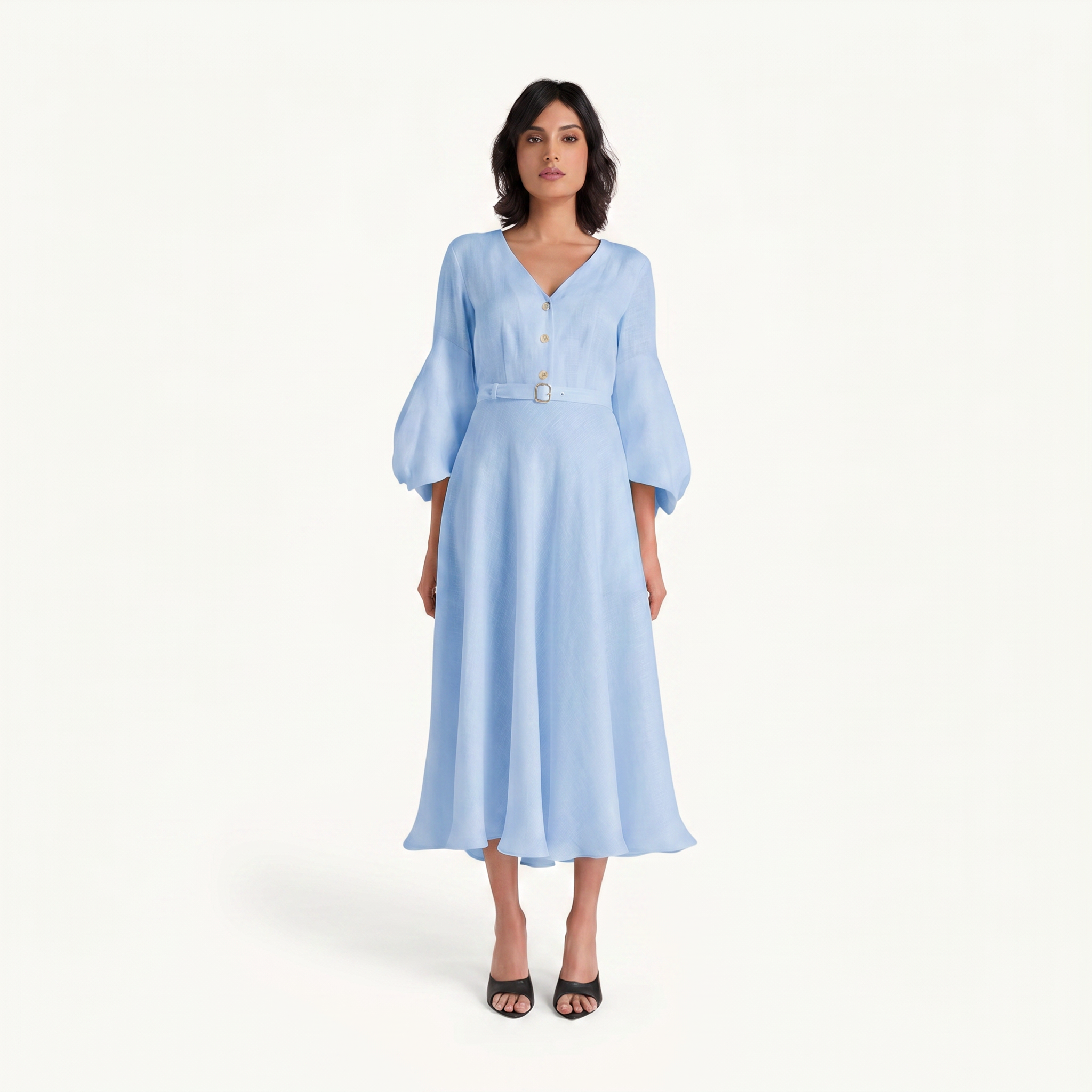 Hemp Draped Dress