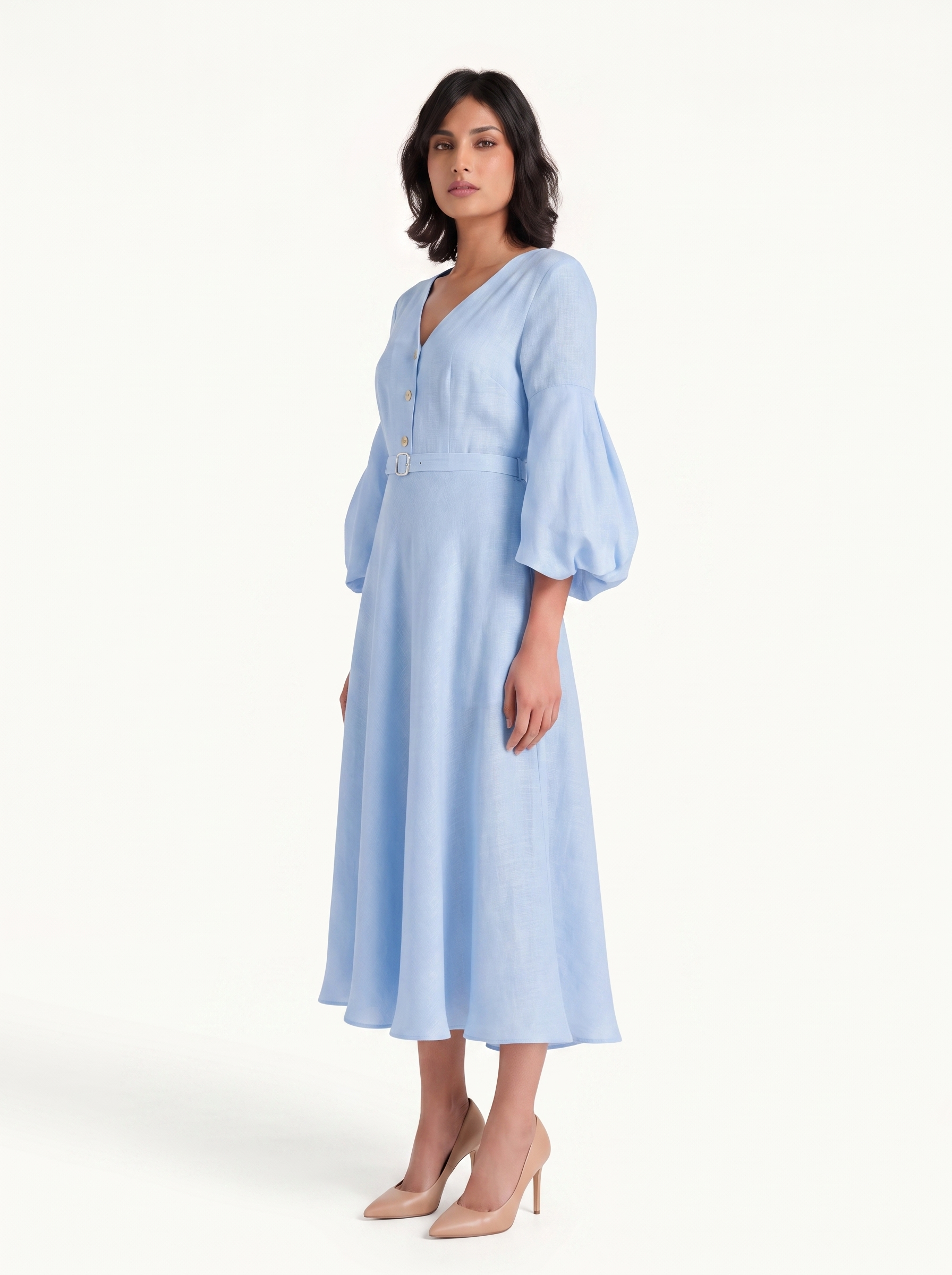 Hemp Draped Dress