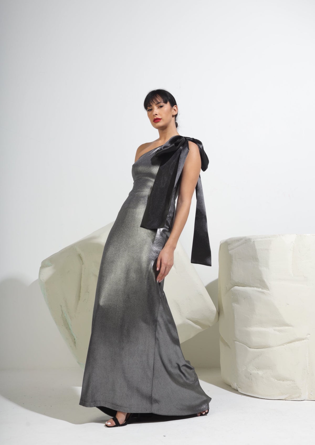 Savanna Signature Bow Maxi Dress