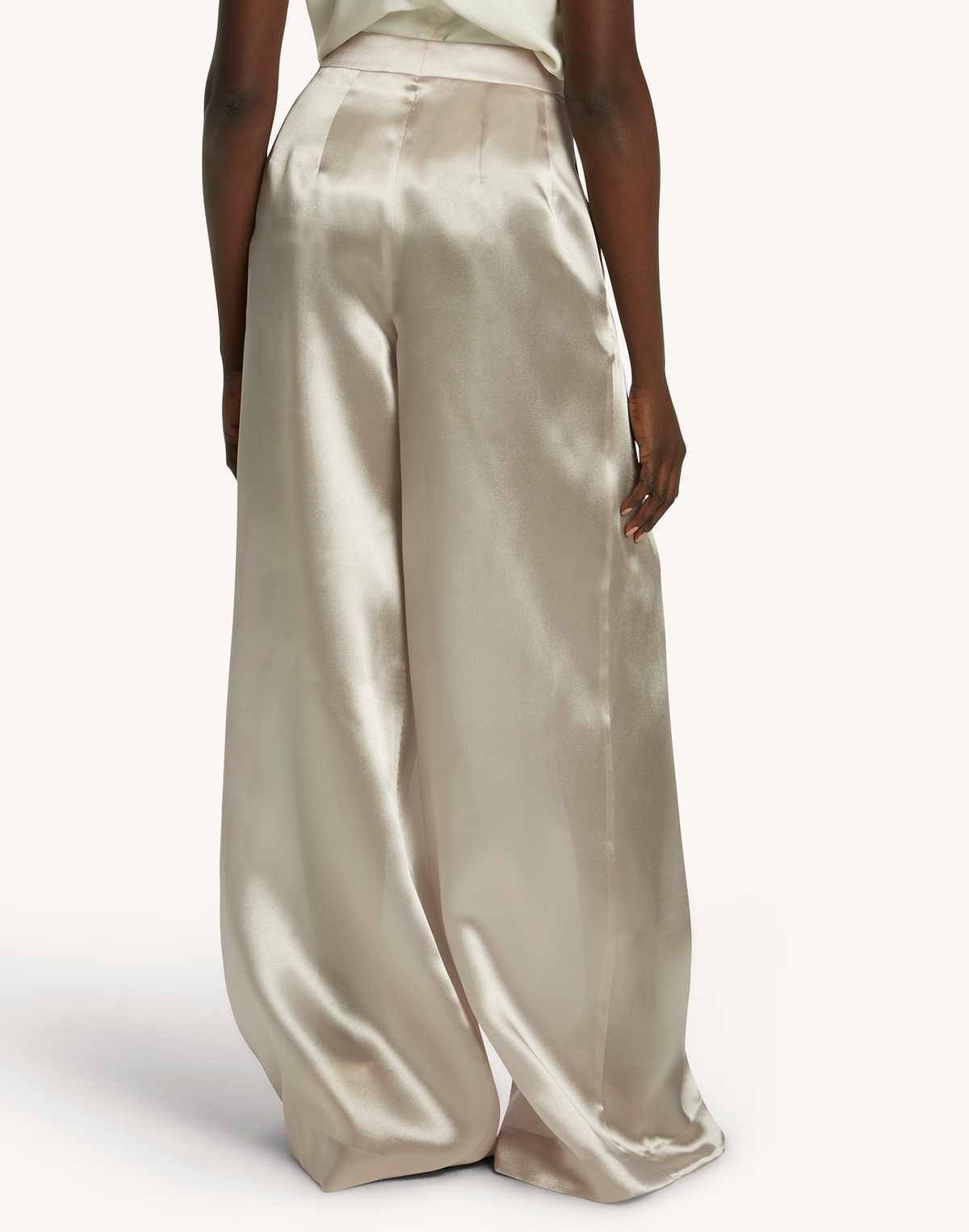 Lea Organza Pleated Trousers