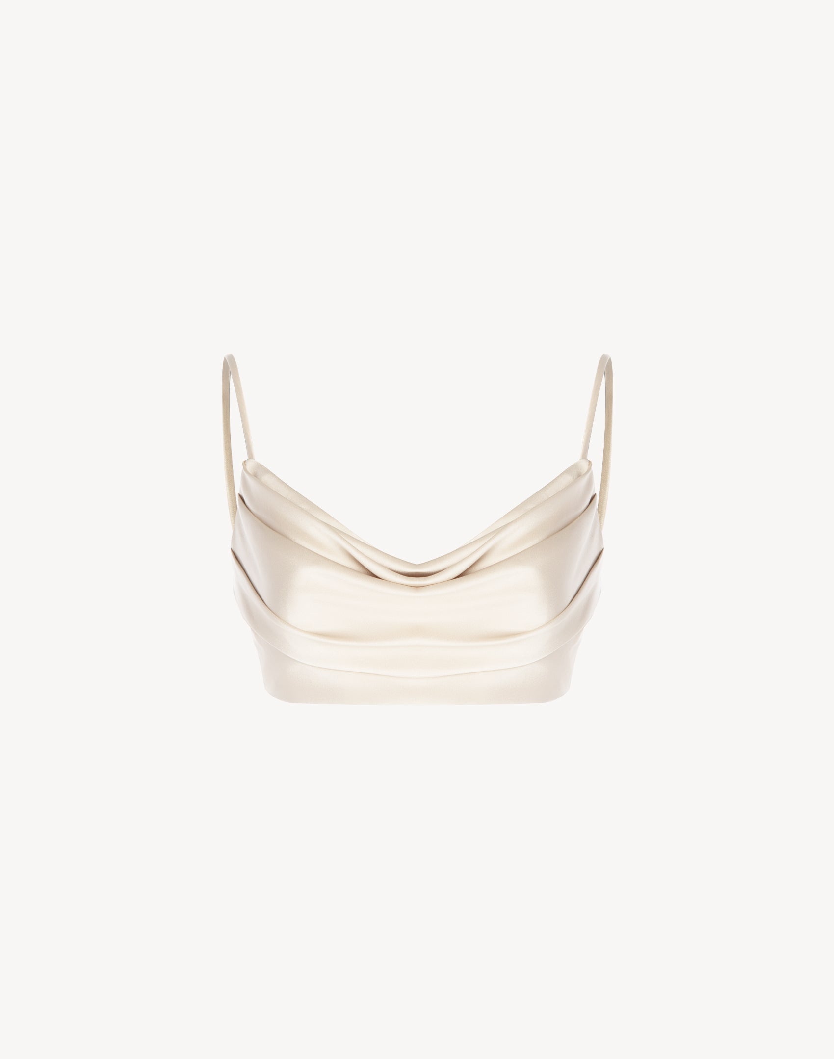 Satin Corset Crop Top