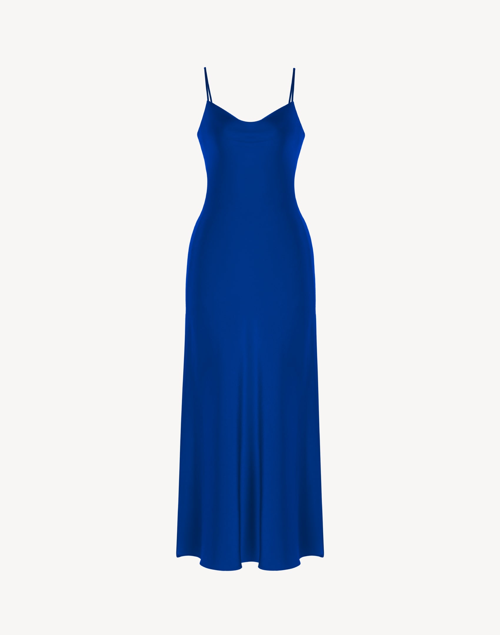Essential Satin Cowl-Neck Slip Dress