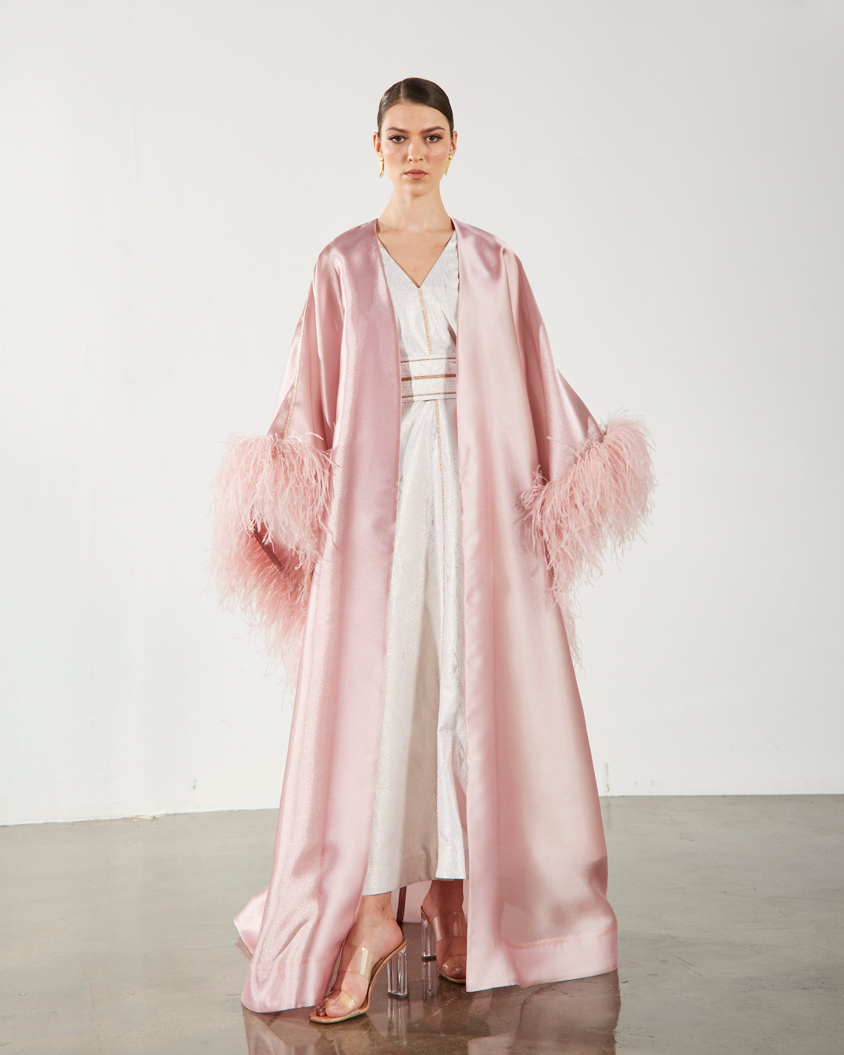 Sophia A-line Shimmery Midi Dress