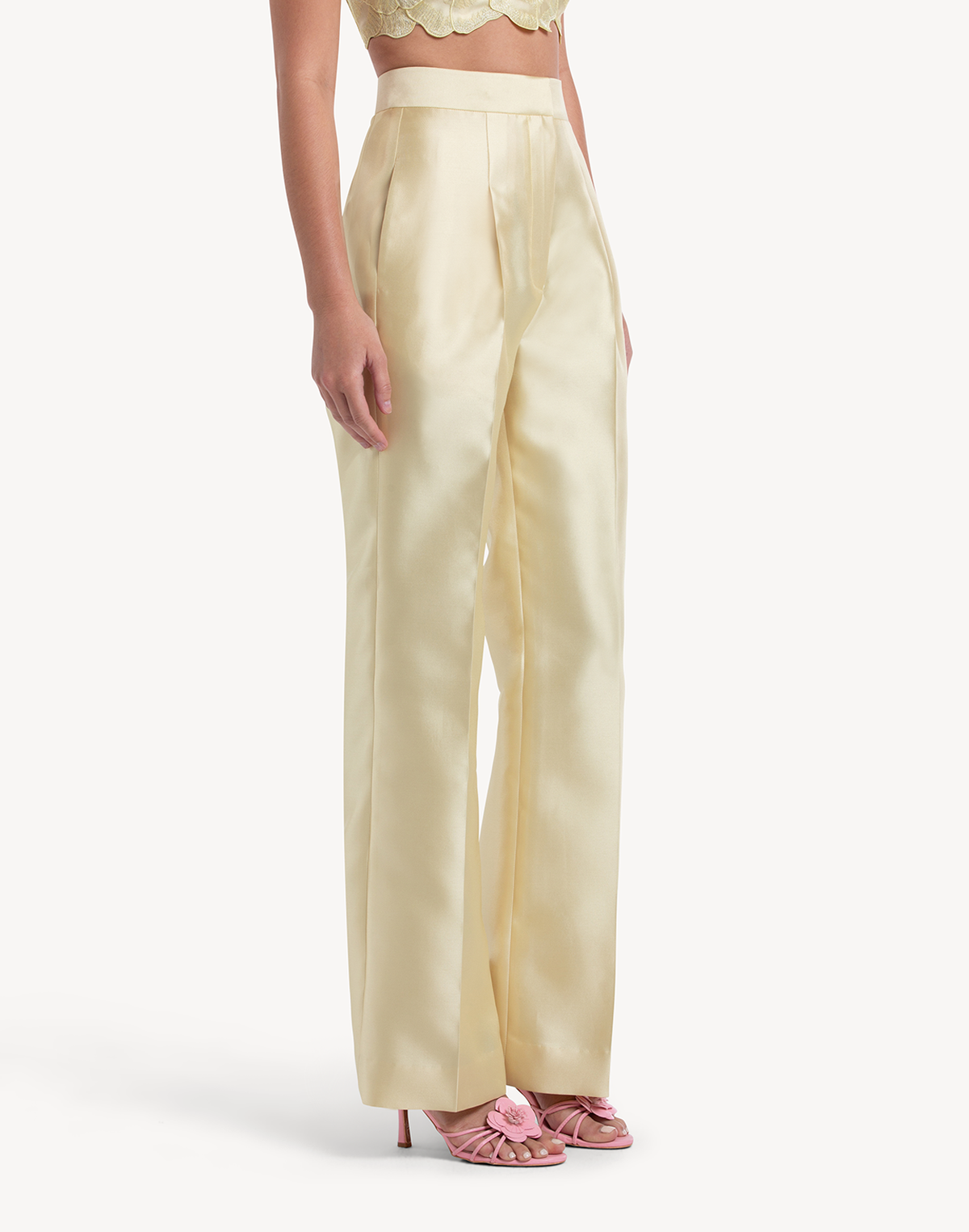 Mikado High Waisted Trousers